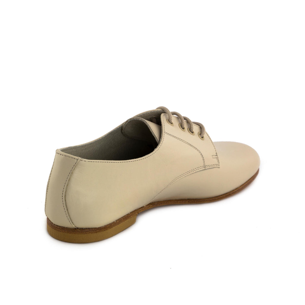 Blucher liso beige oscuro con cordón S141-00 Jeromín - S141-00-0C-3.jpg