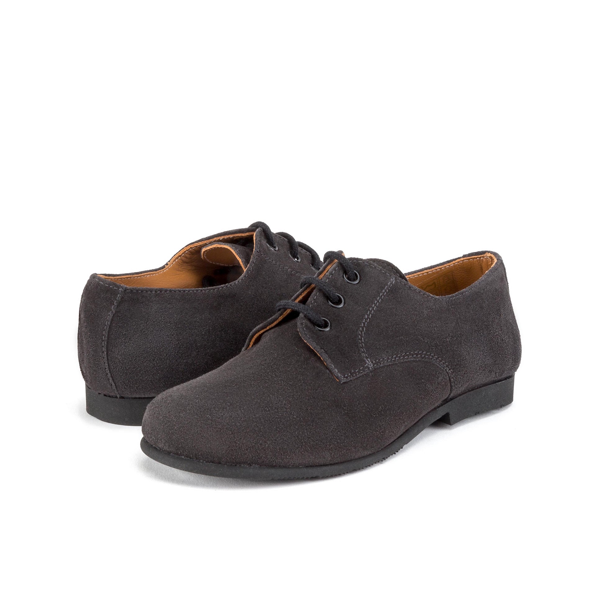 Blucher liso elegante gris oscuro con cordón 141-00 Jeromín - 141-00-111C-2.jpg