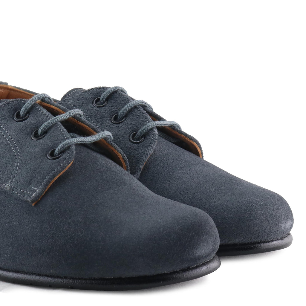 Blucher liso elegante gris medio con cordón 141-00 Jeromín - 141-00-112C-6.jpg