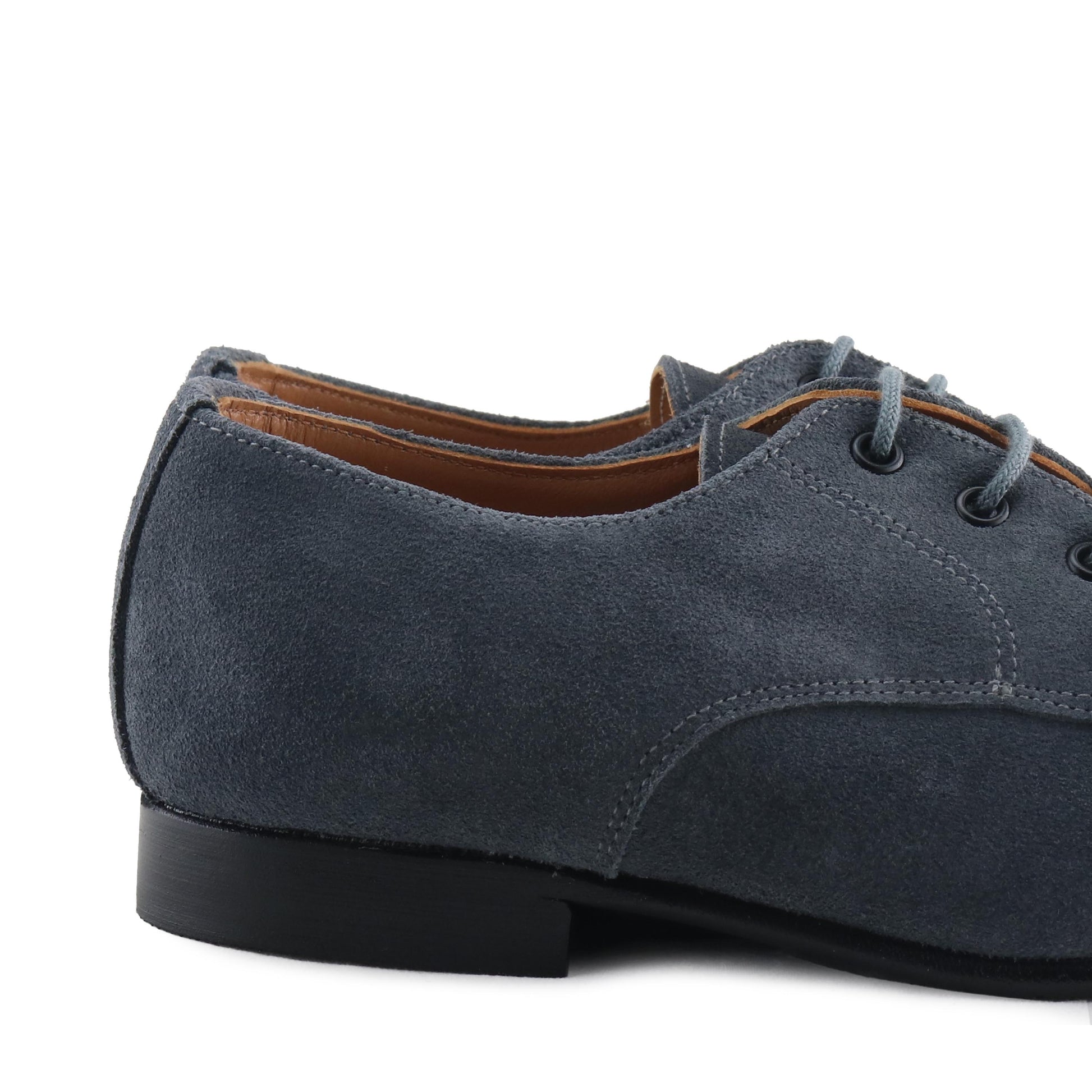 Blucher liso elegante gris medio con cordón 141-00 Jeromín - 141-00-112C-5.jpg