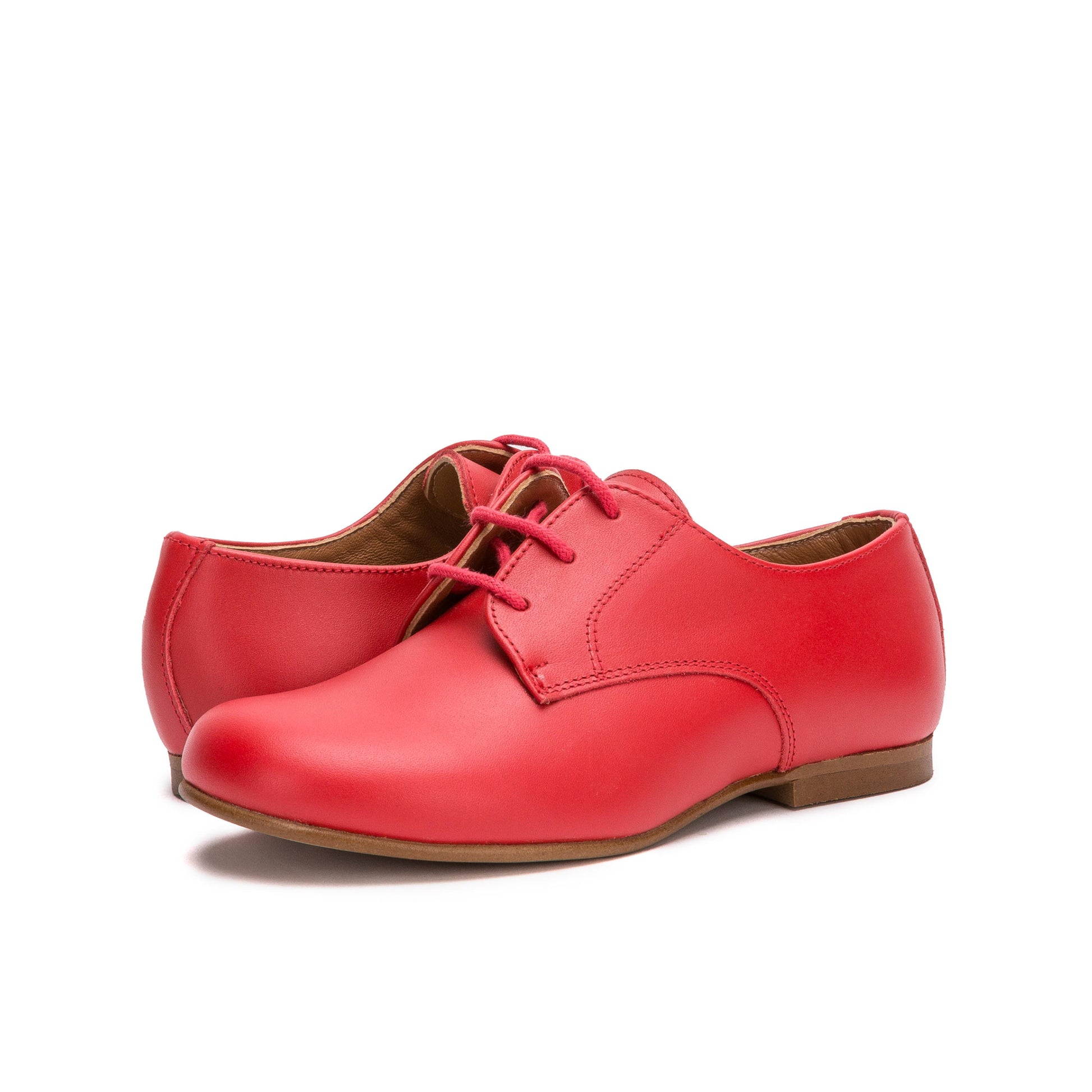 Blucher liso elegante rojo con cordón 141-00 de Jeromín - 141-00-11C-2.jpg