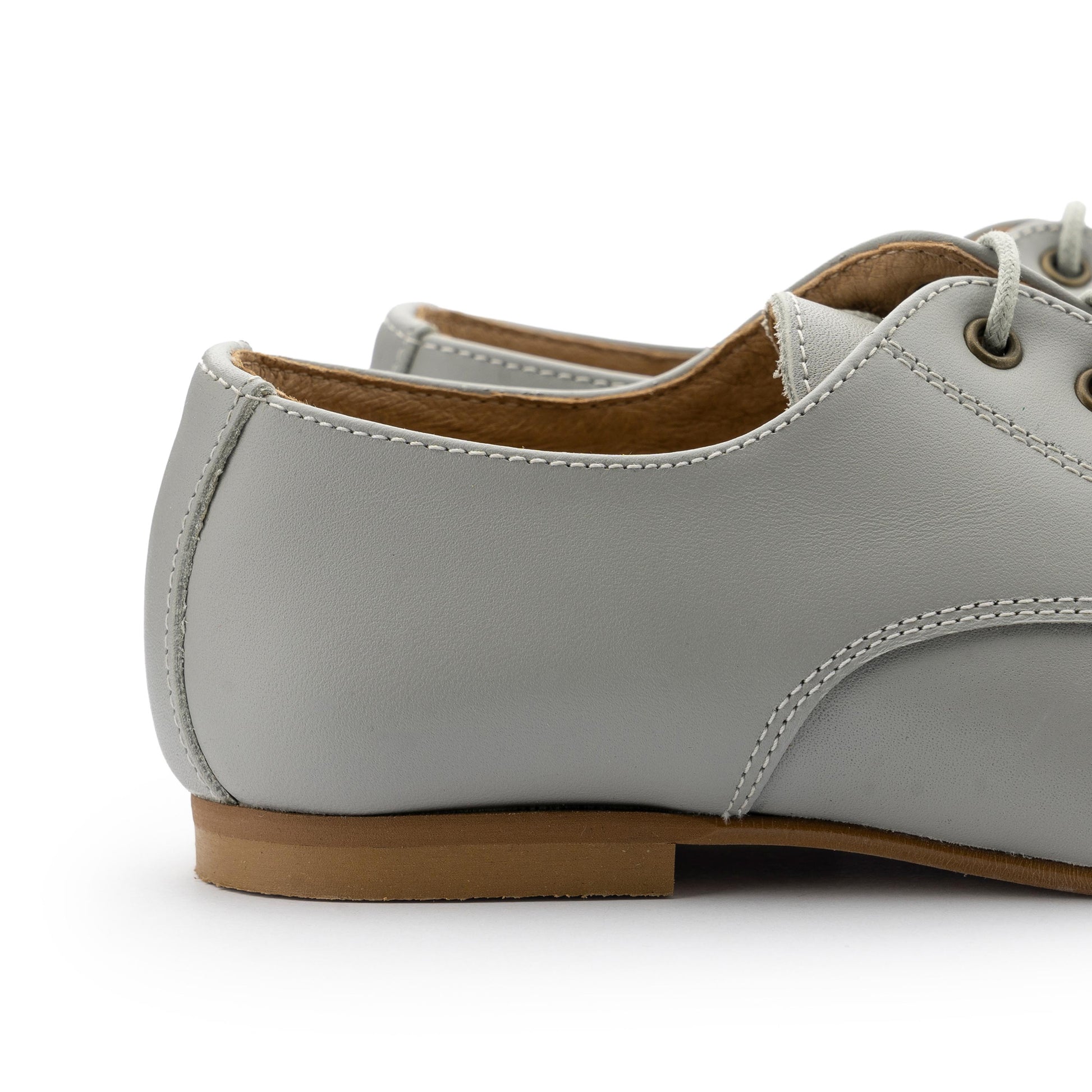 Blucher liso elegante gris claro con cordón 141-00 Jeromín - 141-00-17C-5.jpg