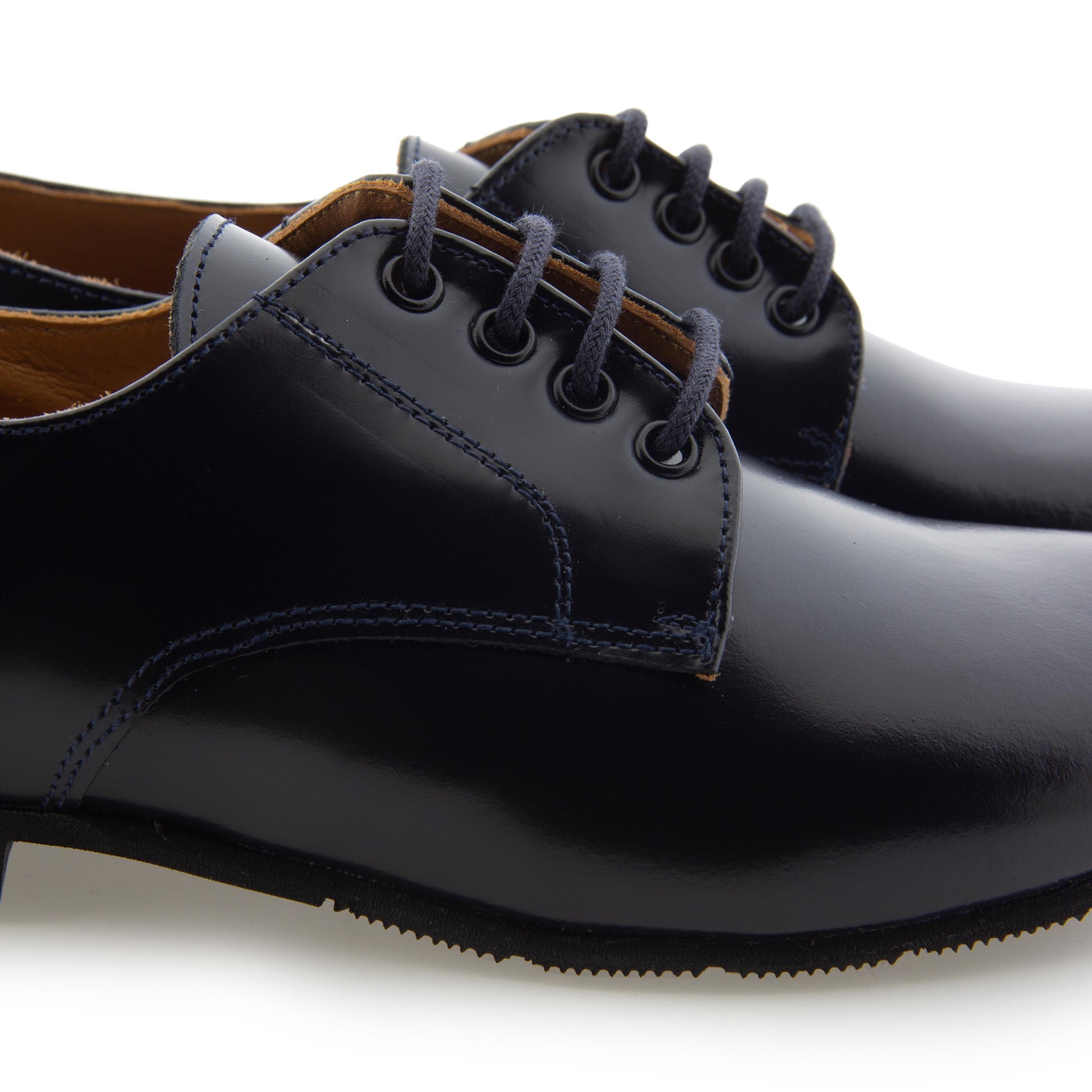 Blucher liso elegante flo azul con cordón 141-00 Jeromín - 141-00-1C-5.jpg