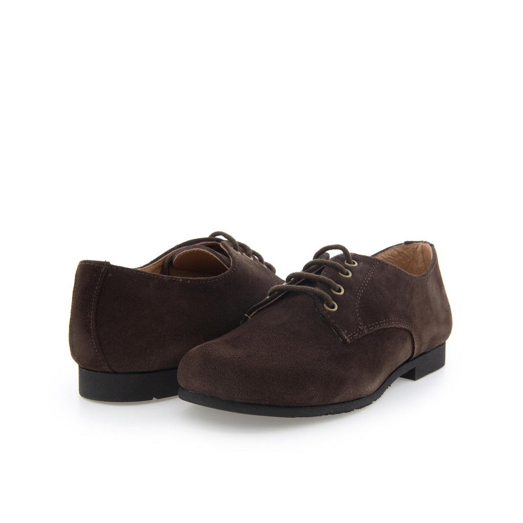 Blucher liso elegante ante marrón con cordón 141-00 Jeromín - 141-00-26C-2.jpg