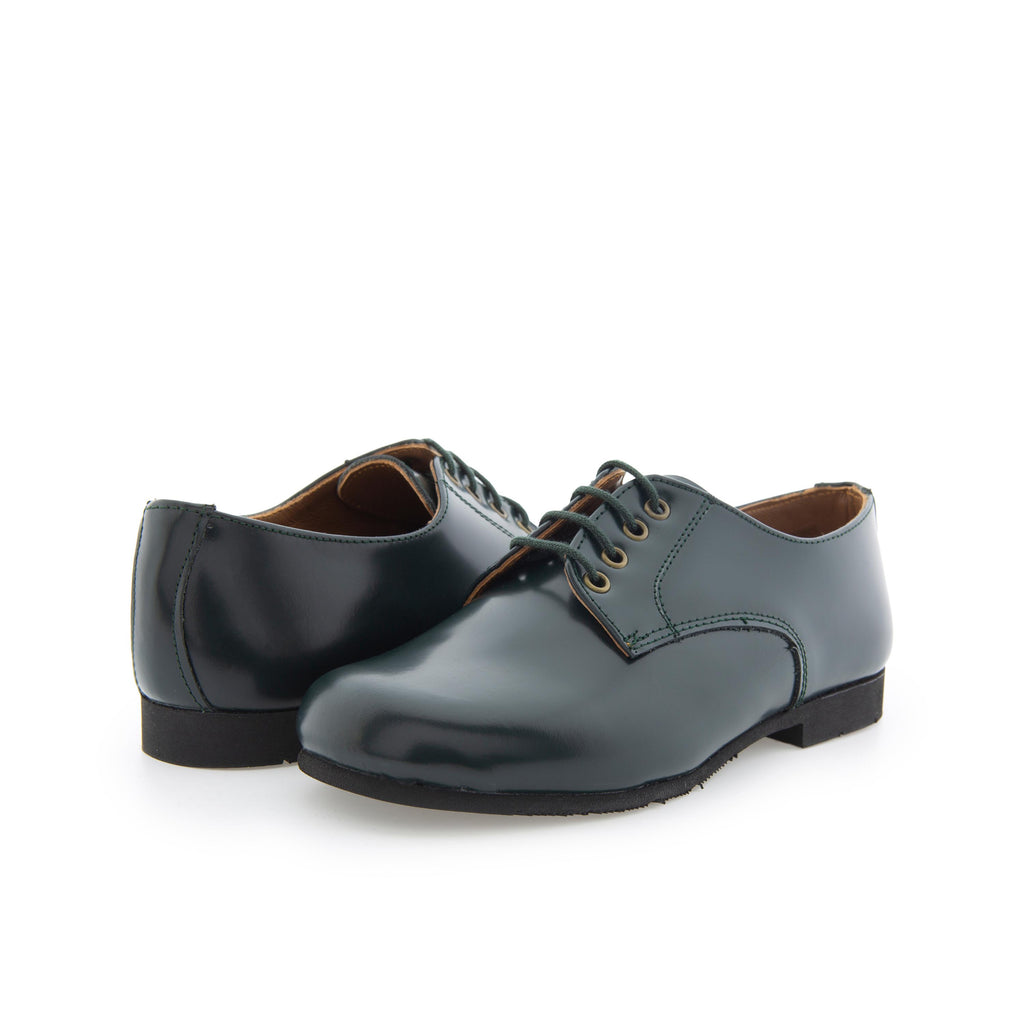 Blucher liso elegante flo verde con cordón 141-00 Jeromín - 141-00-3C-2.jpg