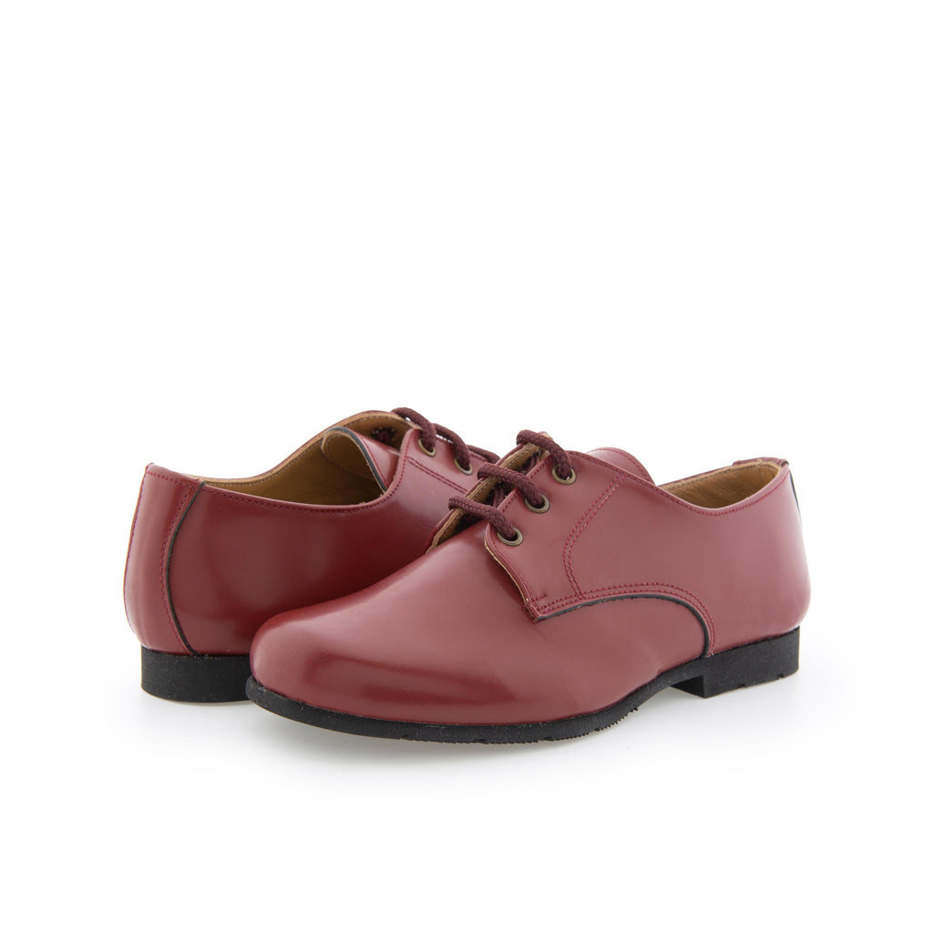 Blucher liso elegante flo guinda con cordón 141-00 Jeromín - 141-00-4C-2.jpg