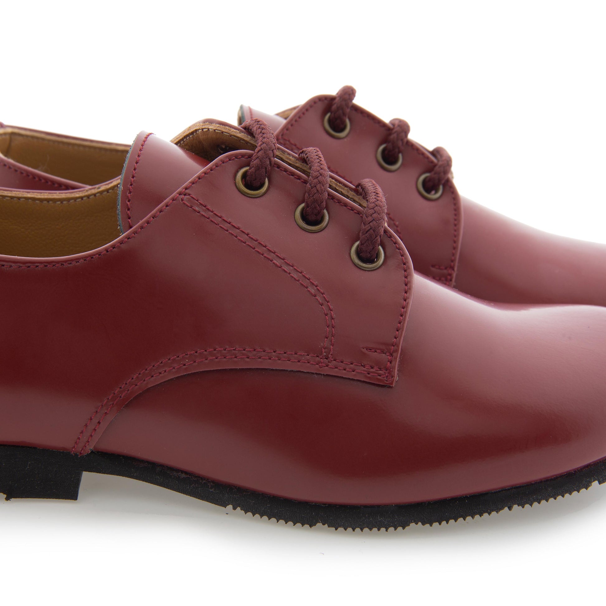 Blucher liso elegante flo guinda con cordón 141-00 Jeromín - 141-00-4C-5.jpg