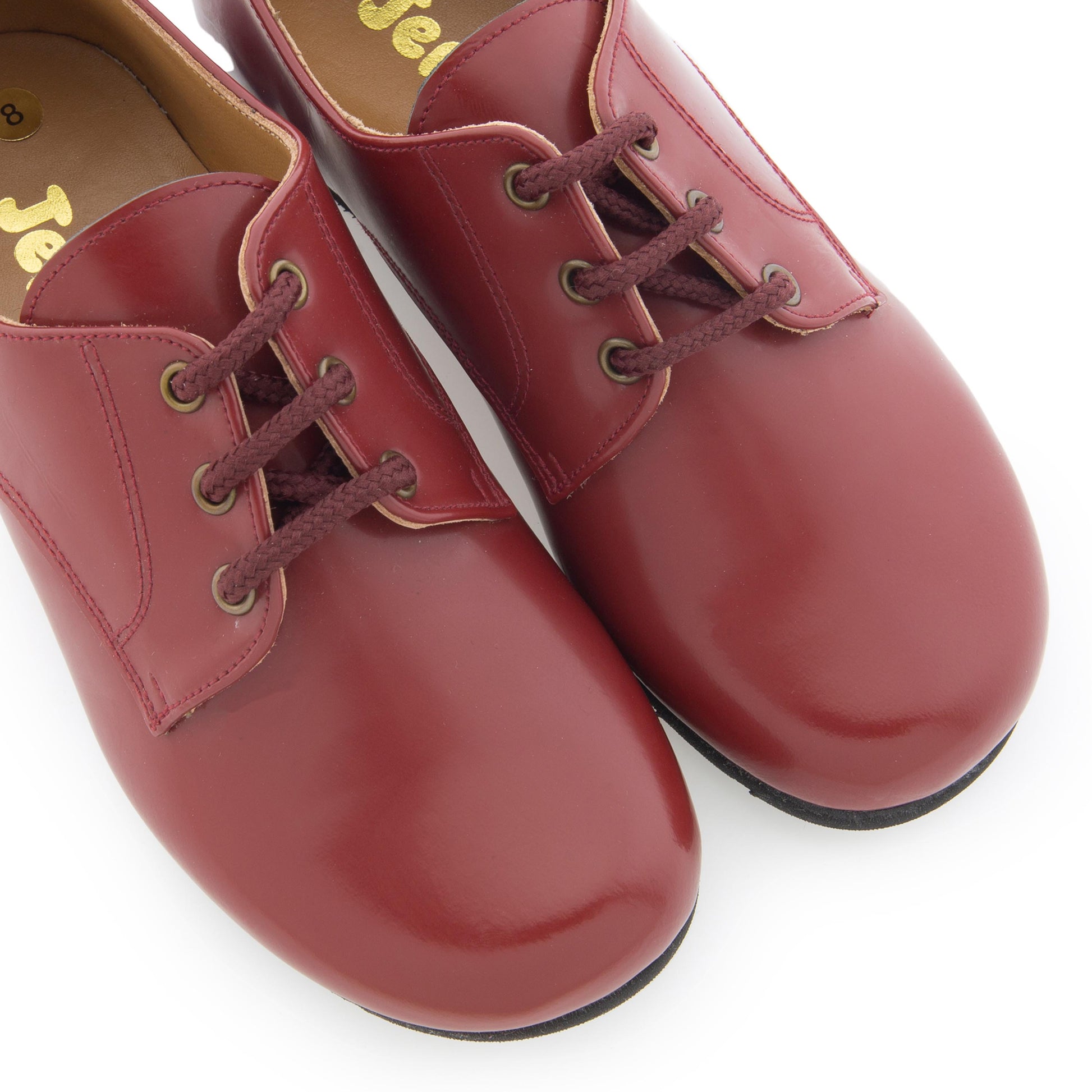 Blucher liso elegante flo guinda con cordón 141-00 Jeromín - 141-00-4C-6.jpg