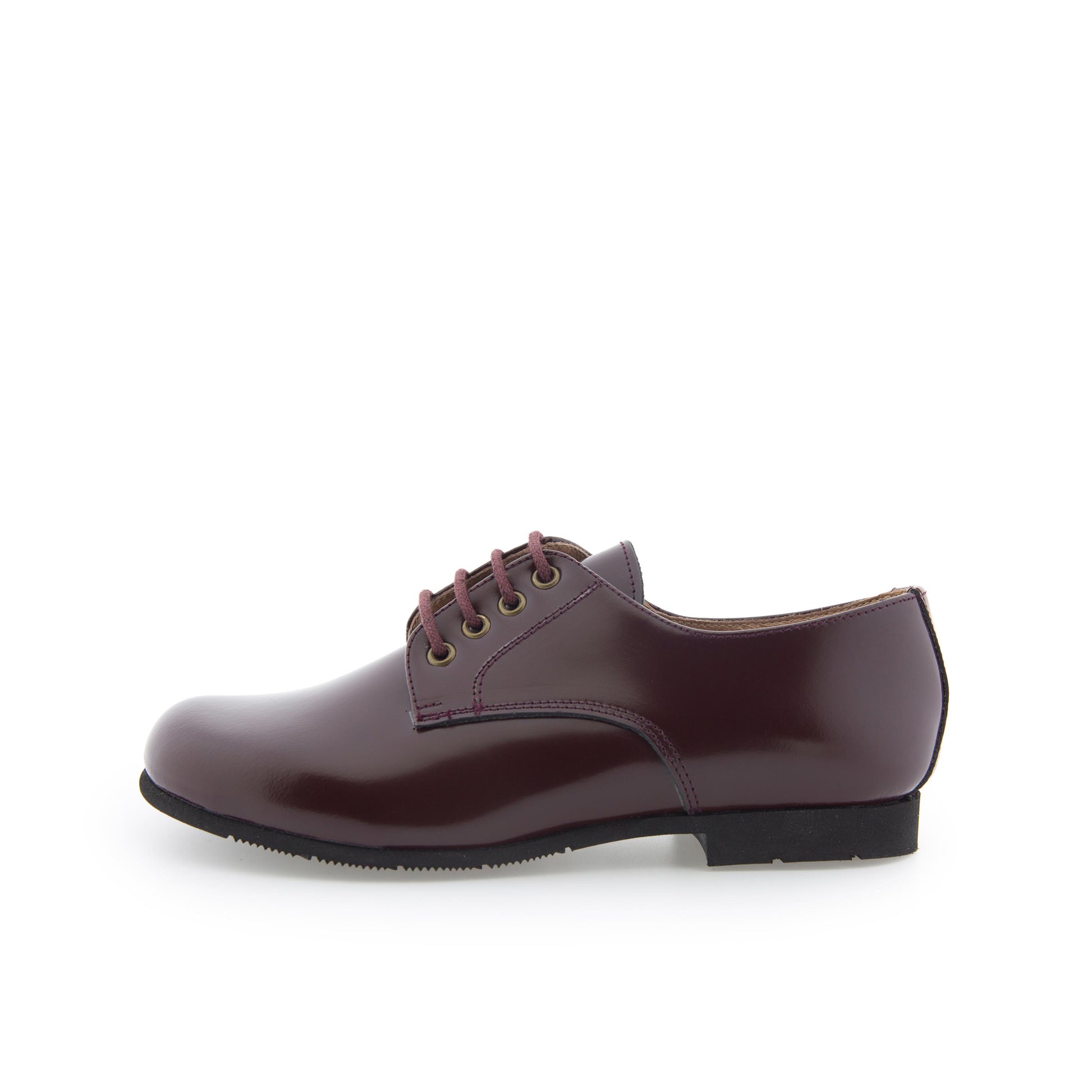 Blucher liso flo burdeos oscuro con cordón 141-00 Jeromín - 141-00-89C-1.jpg