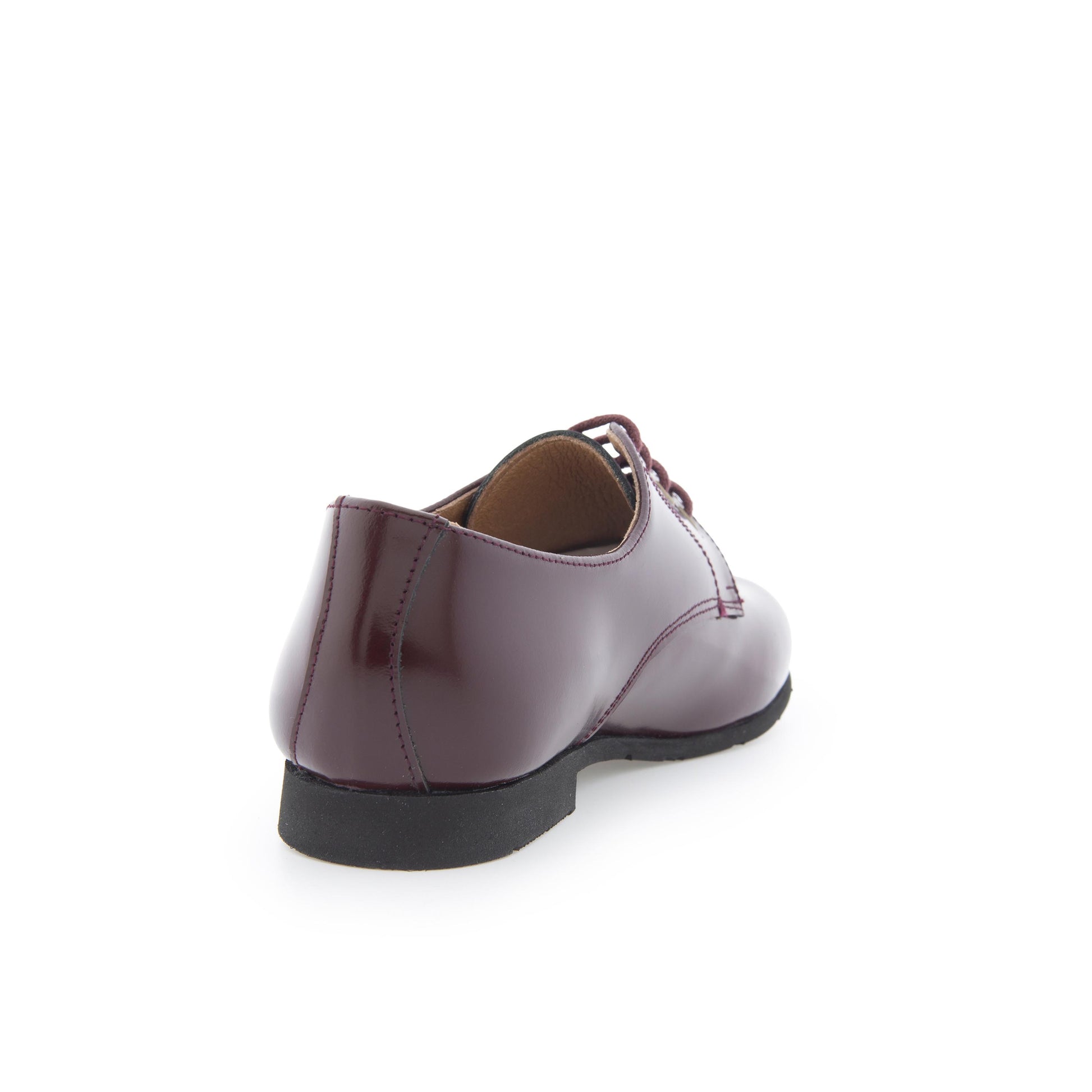 Blucher liso flo burdeos oscuro con cordón 141-00 Jeromín - 141-00-89C-3.jpg
