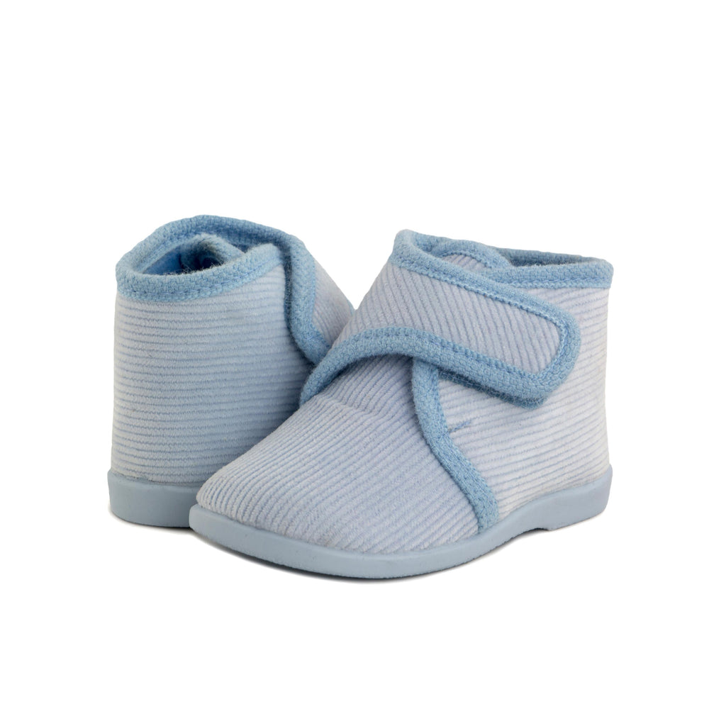 Zapatilla para casa cerrada celeste 1410 de Vulladi - 1410-8-2.jpg