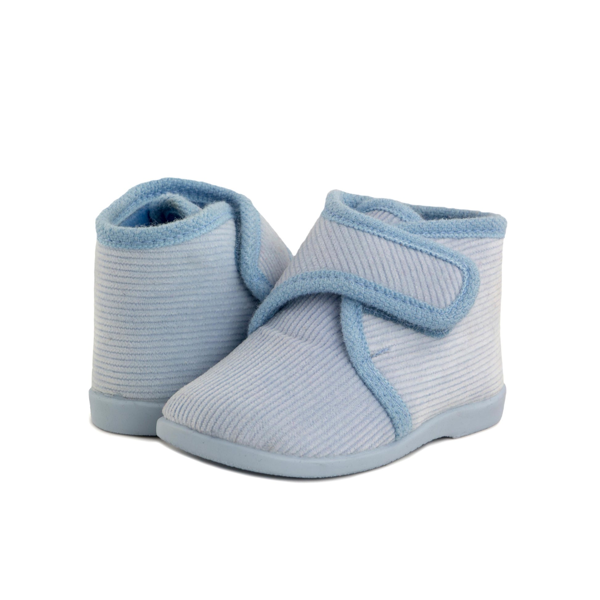 Zapatilla para casa cerrada celeste 1410 de Vulladi - 1410-8-2.jpg