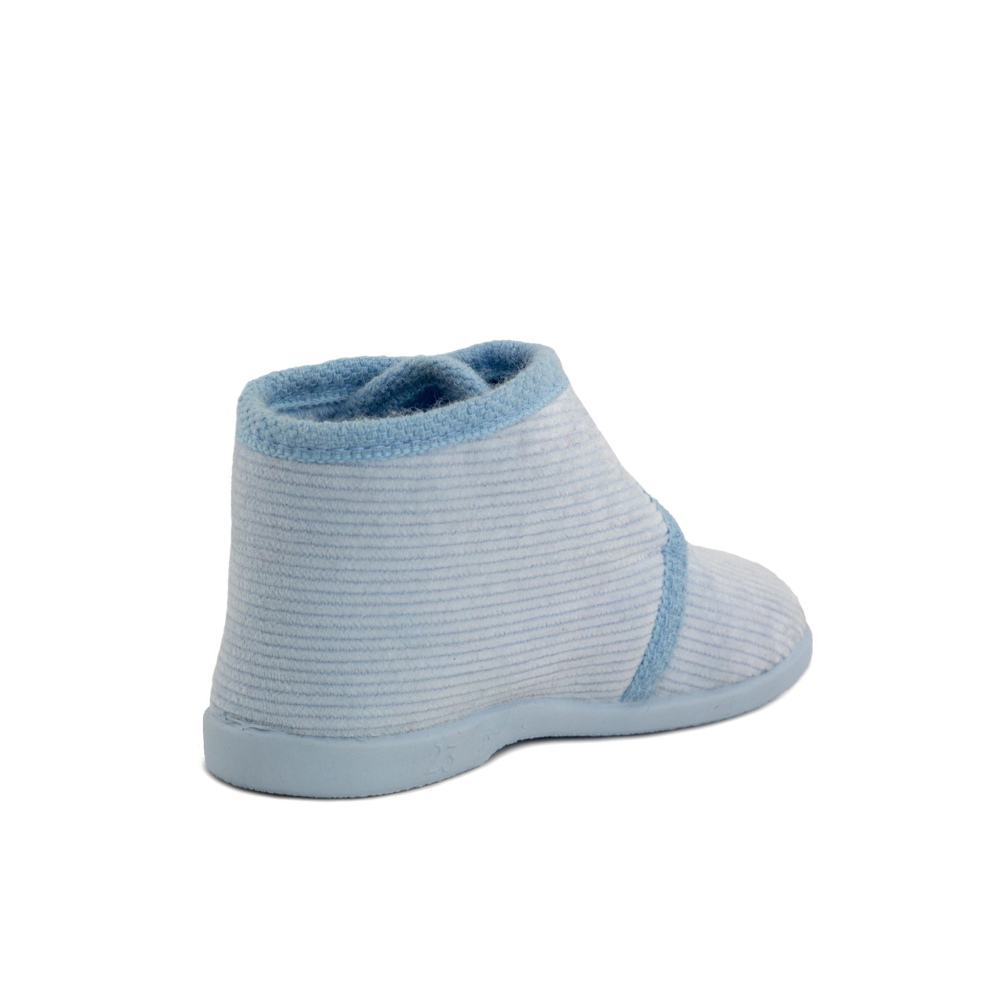 Zapatilla para casa cerrada celeste 1410 de Vulladi - 1410-8-3.jpg