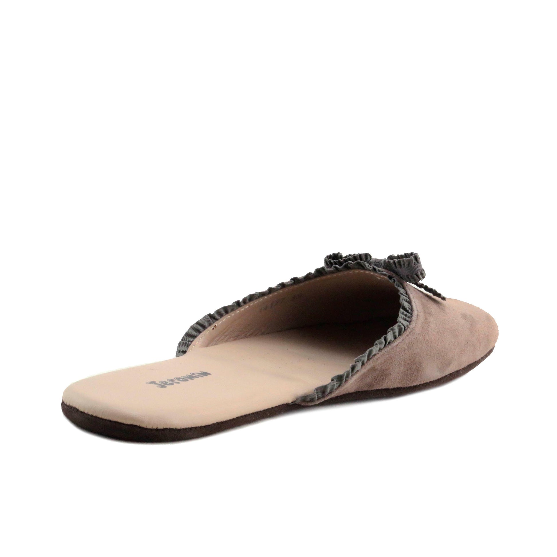 Zapatilla para casa destalonada taupe 14127 de Homers - 14127-115-3.jpg
