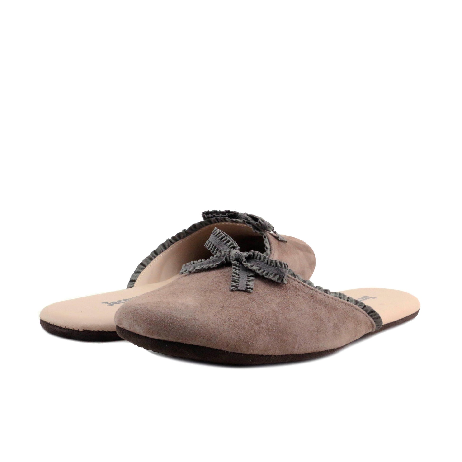 Zapatilla para casa destalonada taupe 14127 de Homers - 14127-115-2.jpg