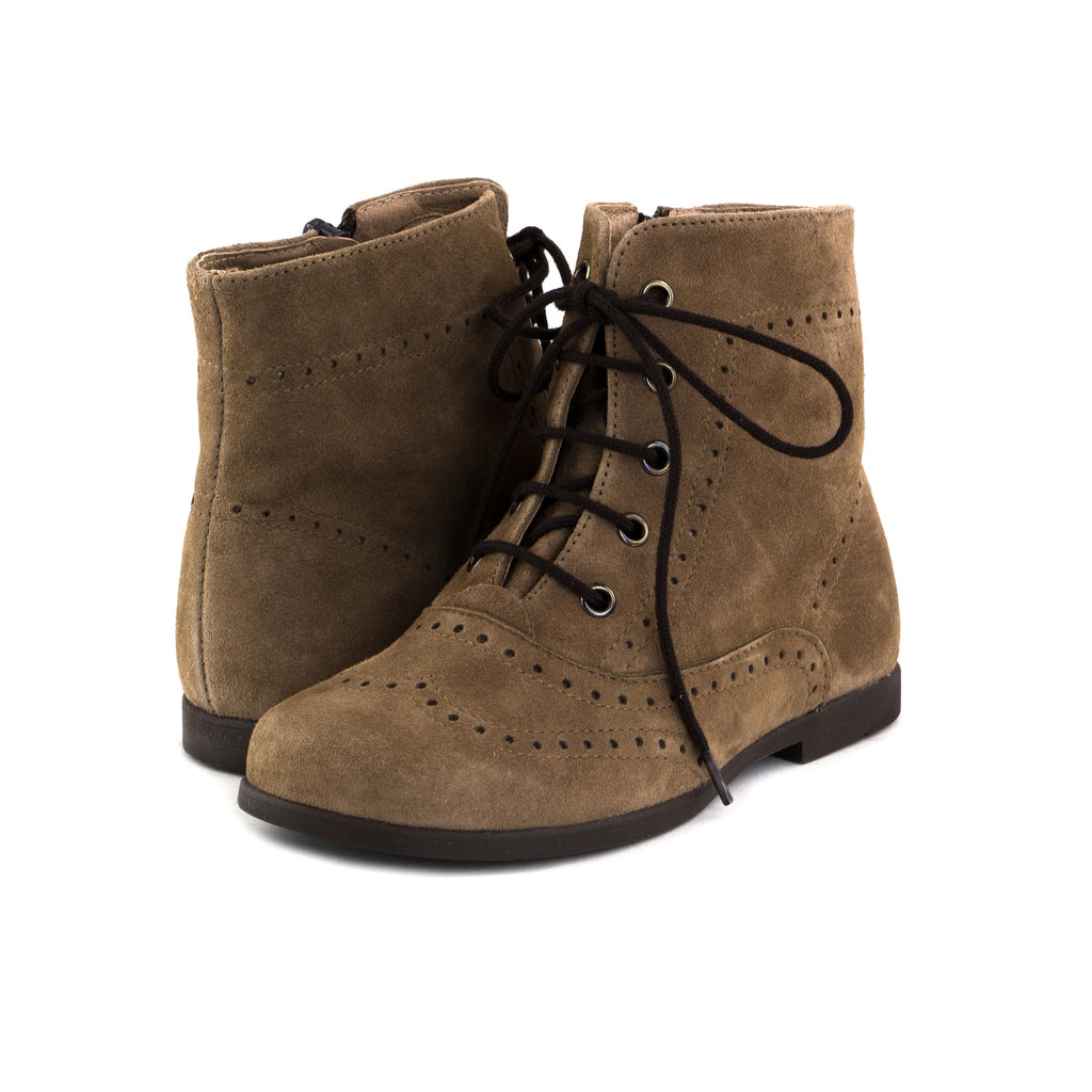 Bota taupe con cordón y cremallera 142116 de Jeromín - 142116-115-2.jpg