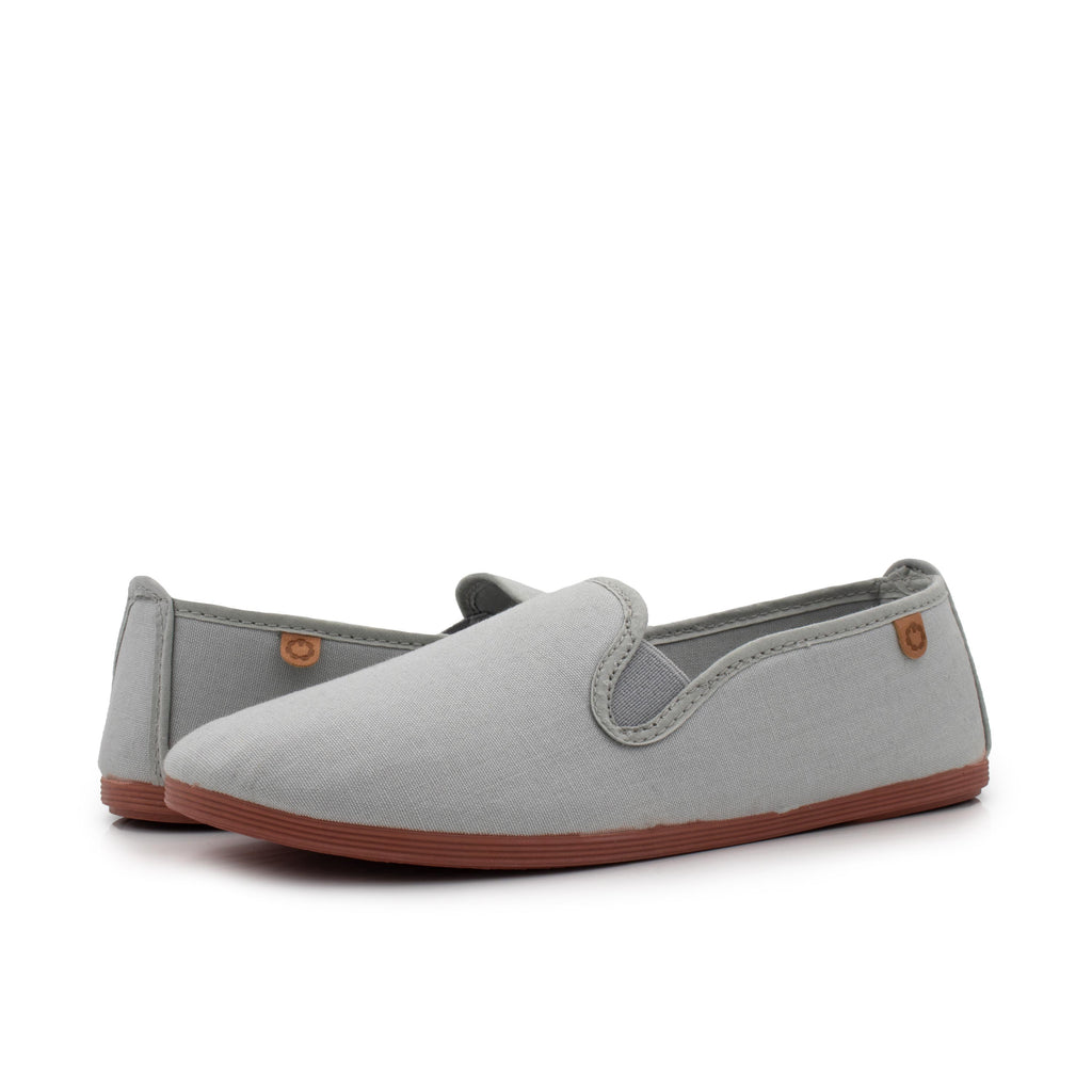 Zapatilla de casa gris claro de elástico 14379 La Cadena - 14379-17-2.jpg