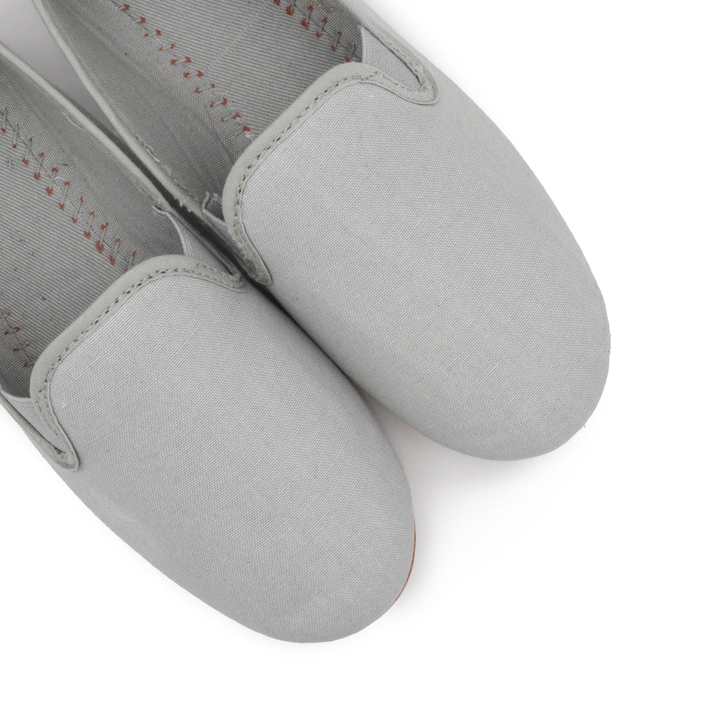 Zapatilla de casa gris claro de elástico 14379 La Cadena - 14379-17-6.jpg