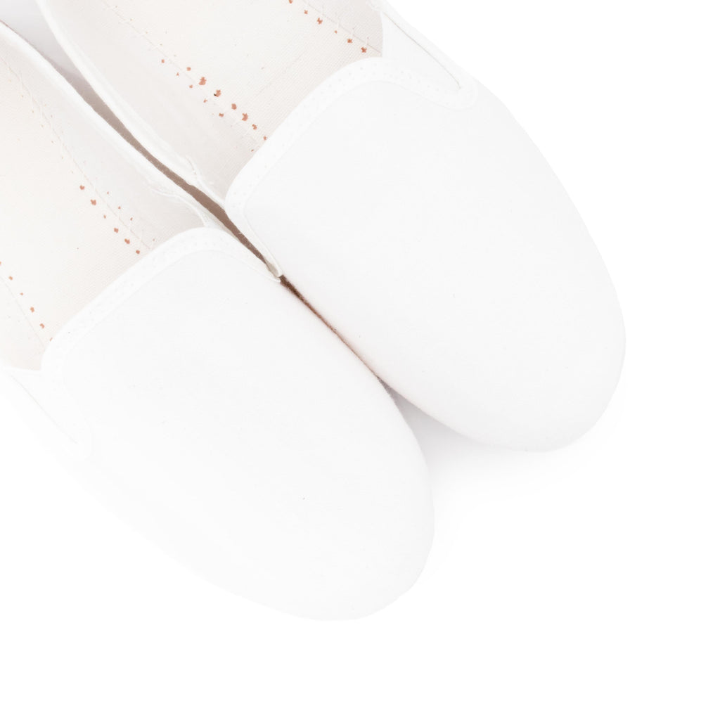 Zapatilla de casa cerrada blanco de elástico 14379 La Cadena - 14379-30-6.jpg