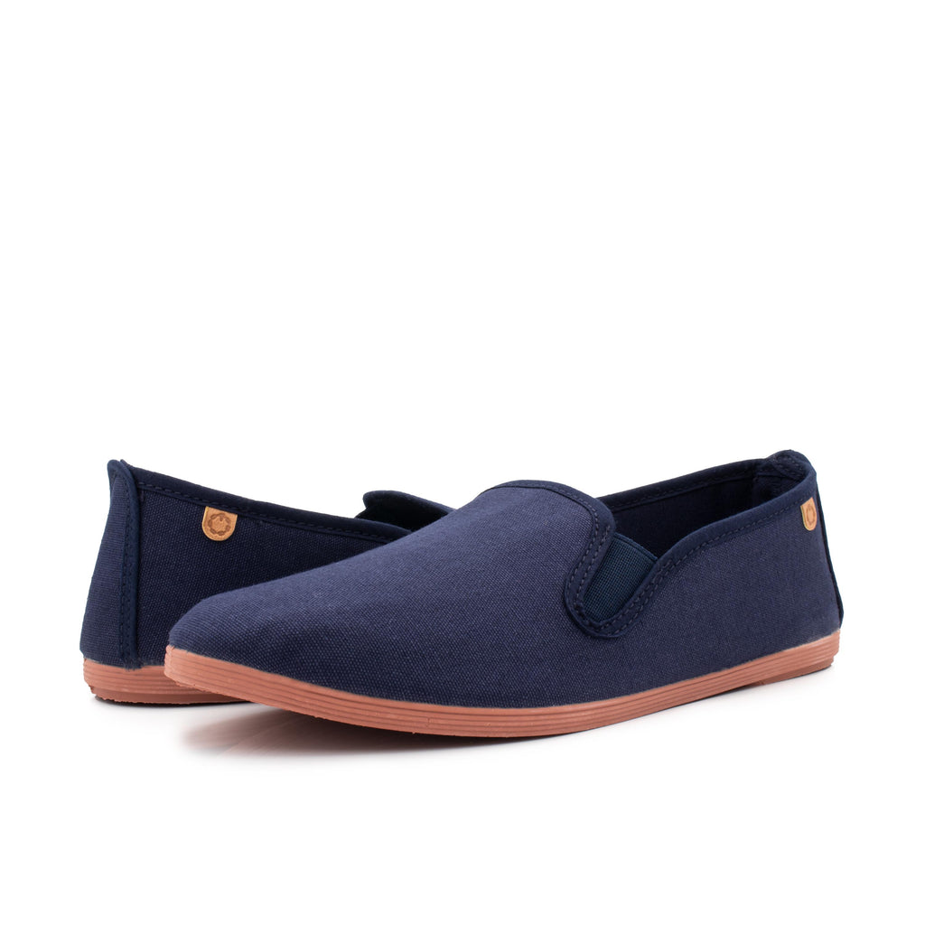 Zapatilla para casa cerrada azul de elástico 14379 La Cadena - 14379-7-2.jpg