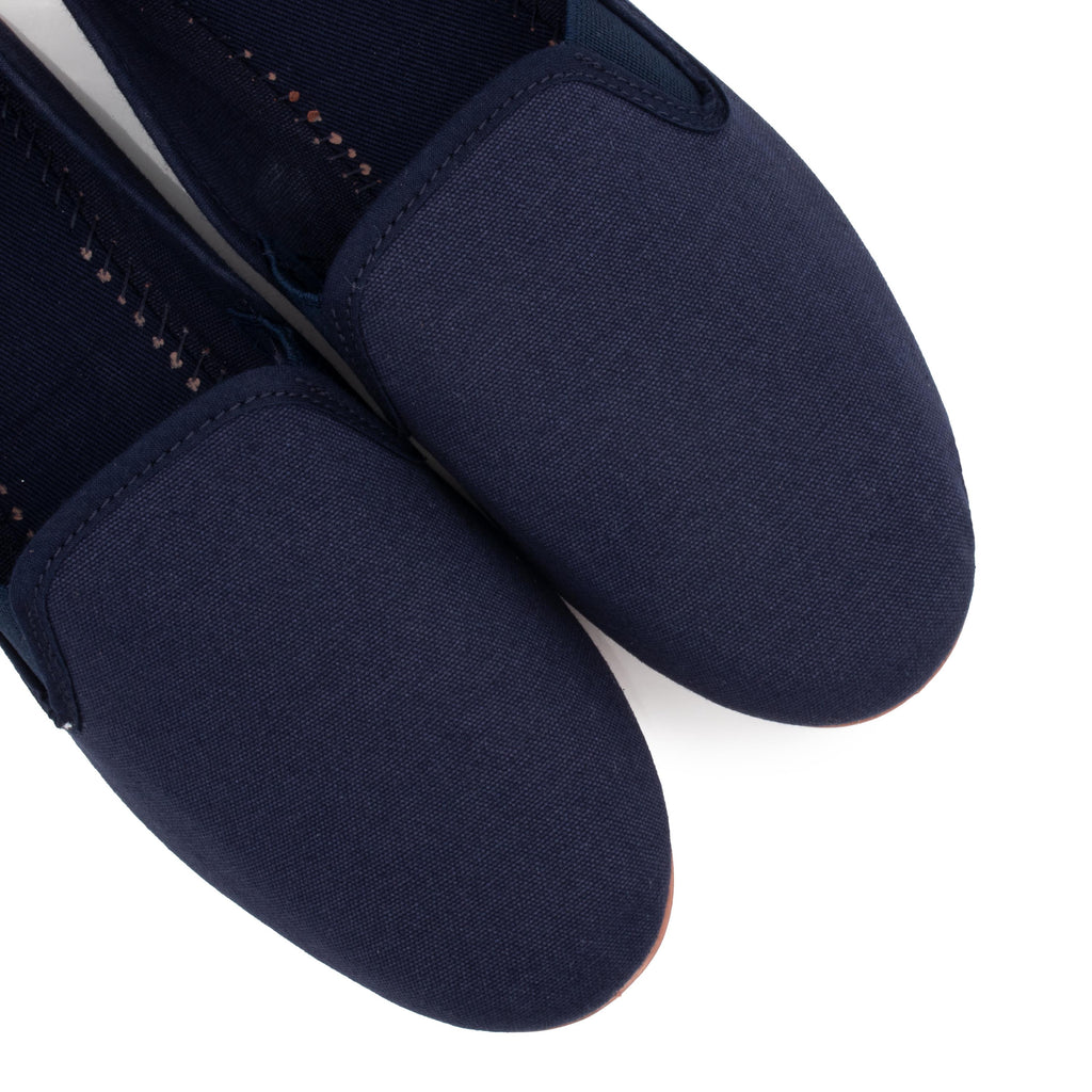 Zapatilla para casa cerrada azul de elástico 14379 La Cadena - 14379-7-6.jpg