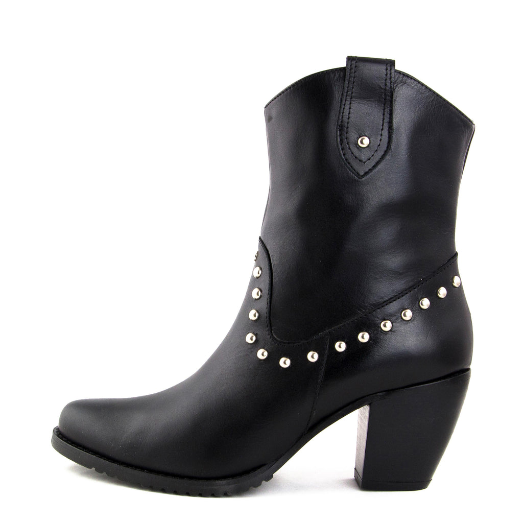 Botín con tacón negro con cremallera 1452 de Joni - 1452-20-1.jpg