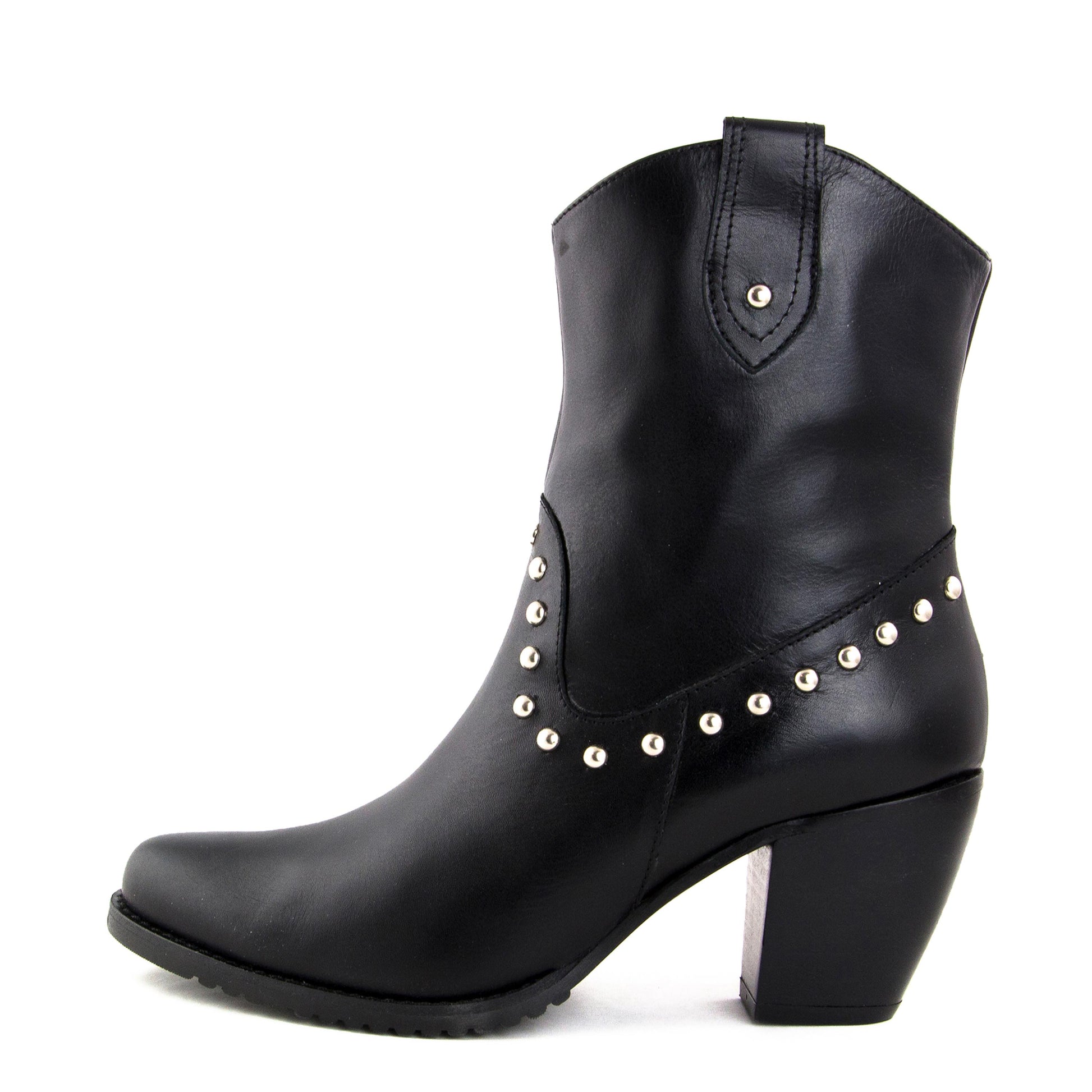 Botín con tacón negro con cremallera 1452 de Joni - 1452-20-1.jpg