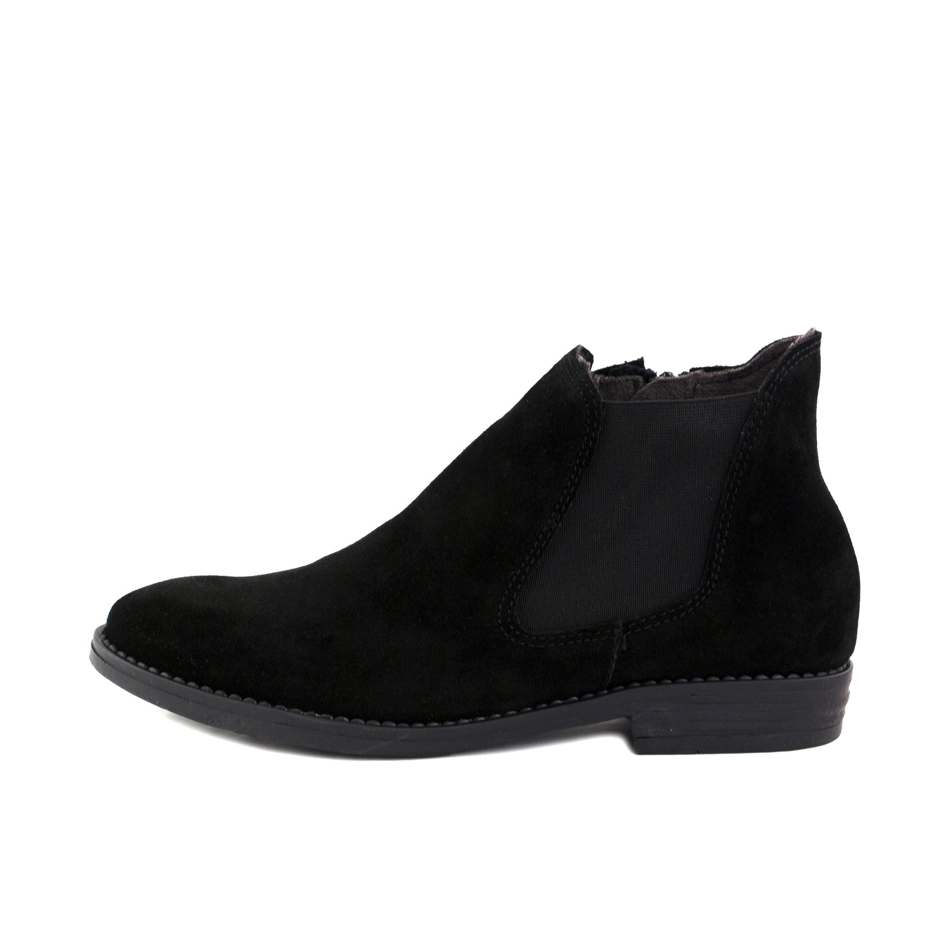 Botín ante negro con cremallera y elástico 14567 Jeromín - 14567-31-1.jpg