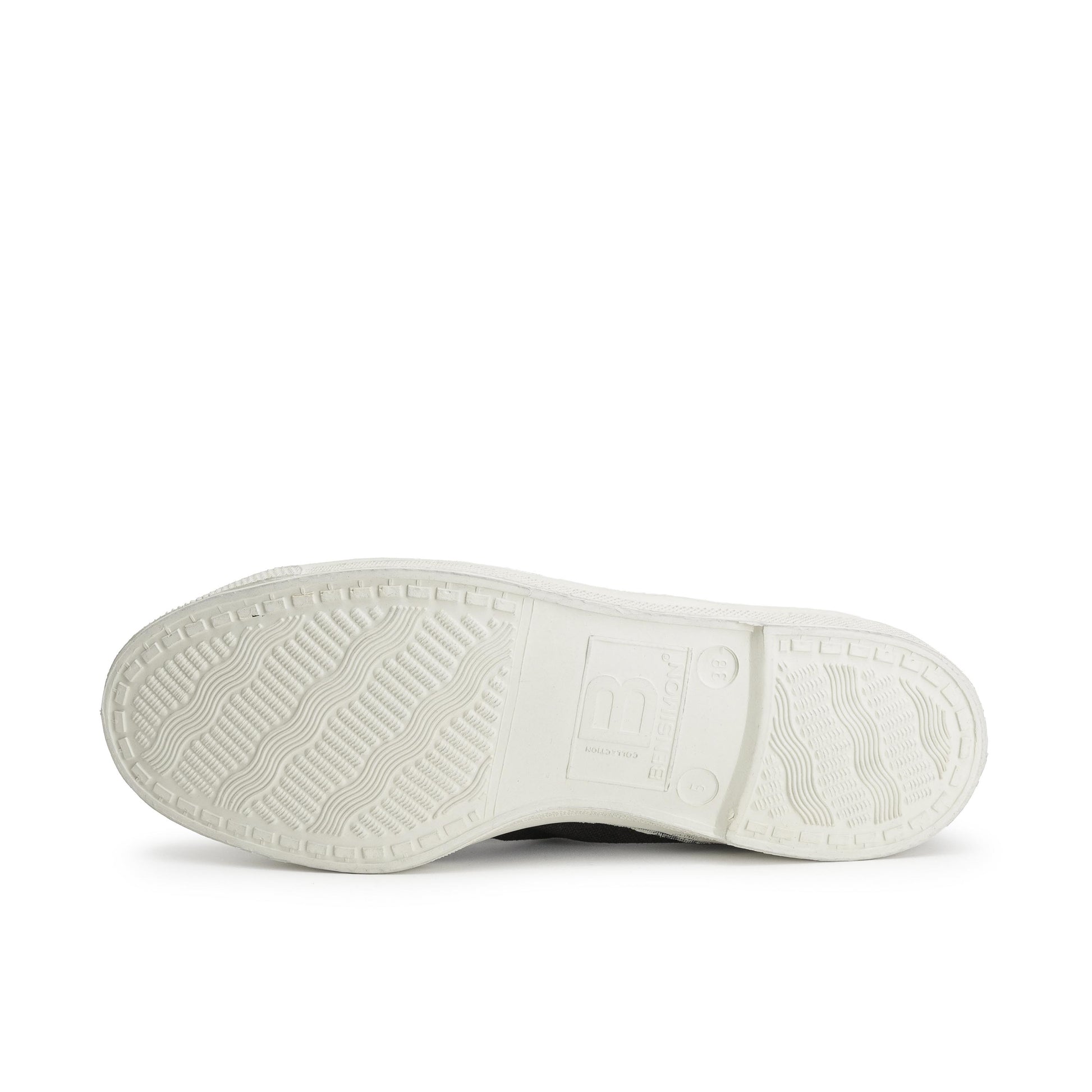 Zapatilla gris medio con elástico 15002 Bensimon - 15002-112-4.jpg