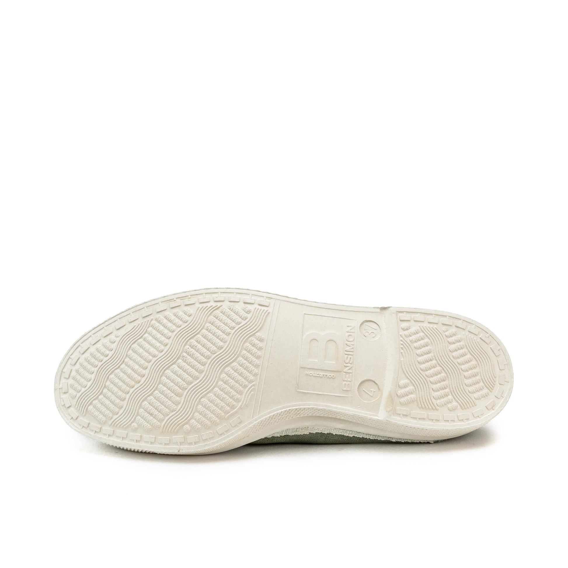 Zapatilla verde con elástico 15002 de Bensimon - 15002-14-4.jpg