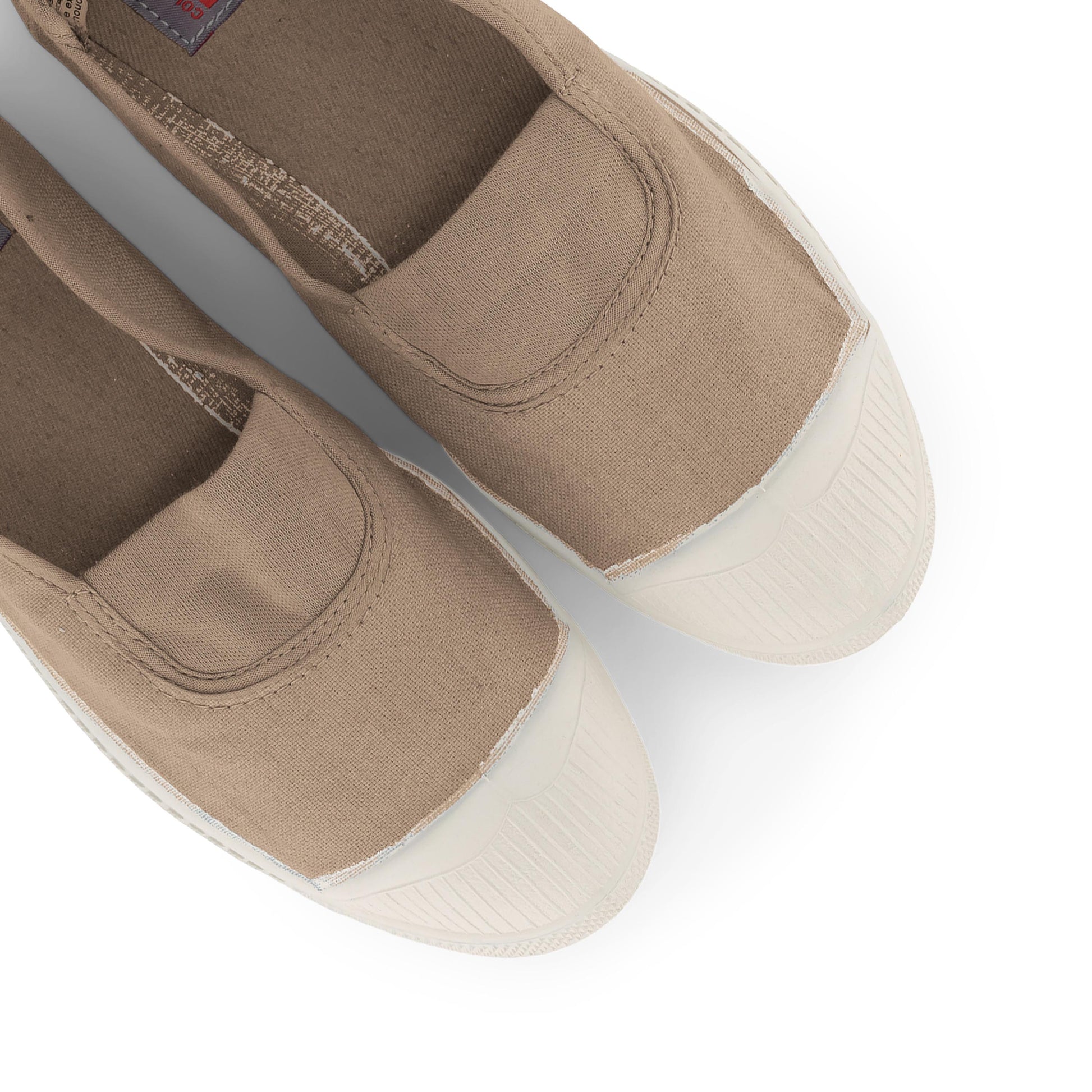 Zapatilla beige con elástico 15002 de Bensimon - 15002-9-6.jpg