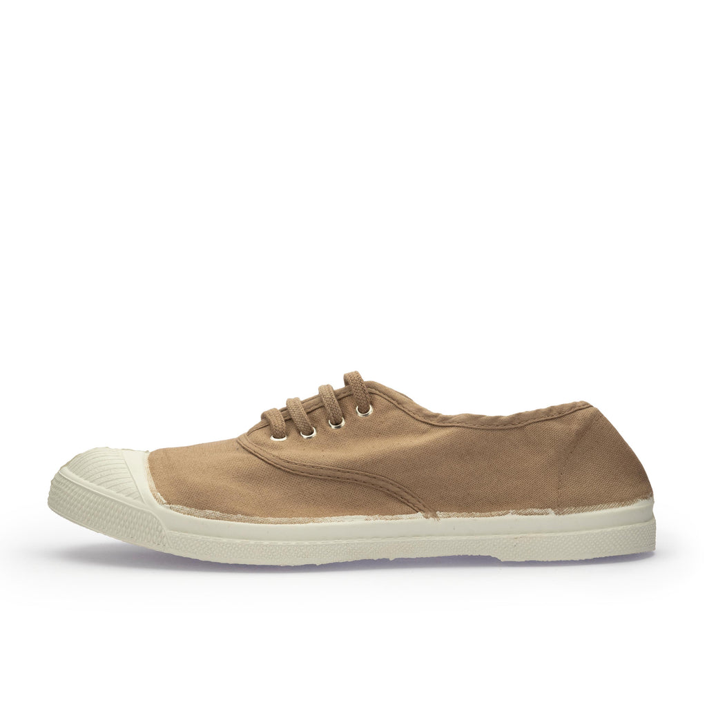 Zapatilla beige oscuro con cordón 15004 Bensimon - 15004-0-1.jpg