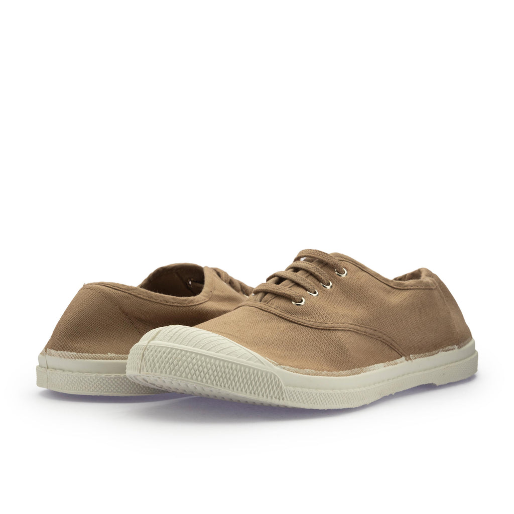 Zapatilla beige oscuro con cordón 15004 Bensimon - 15004-0-2.jpg