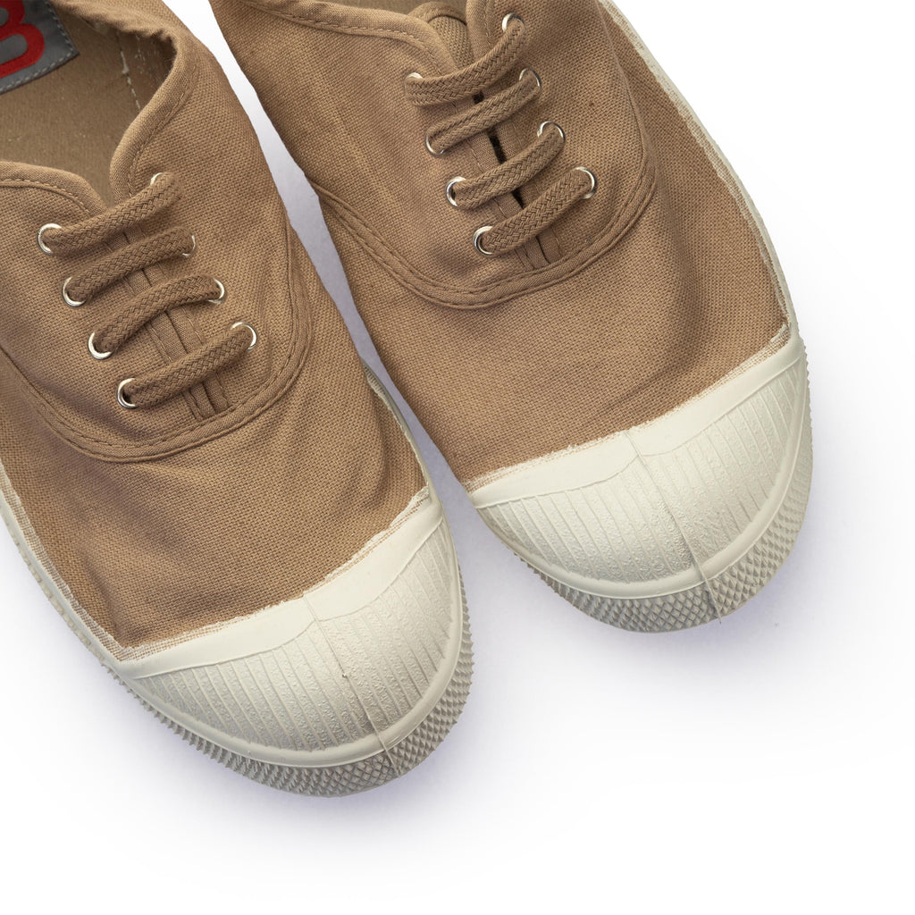 Zapatilla beige oscuro con cordón 15004 Bensimon - 15004-0-6.jpg