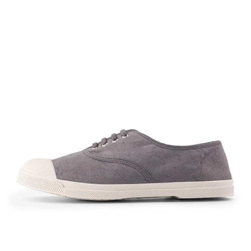Zapatilla gris medio con cordón 15004 Bensimon - 15004-112-1.jpg