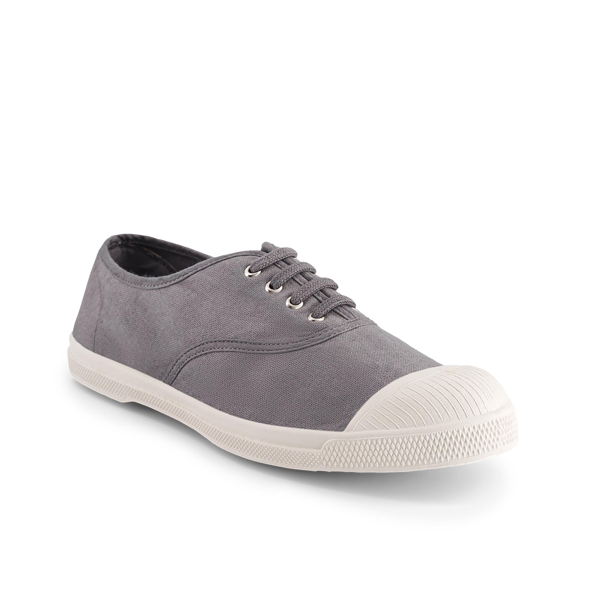 Zapatilla gris medio con cordón 15004 Bensimon - 15004-112-2.jpg