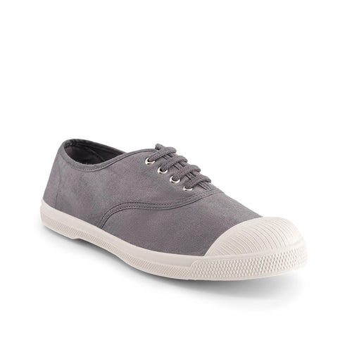 Zapatilla gris medio con cordón 15004 Bensimon - 15004-112-2.jpg