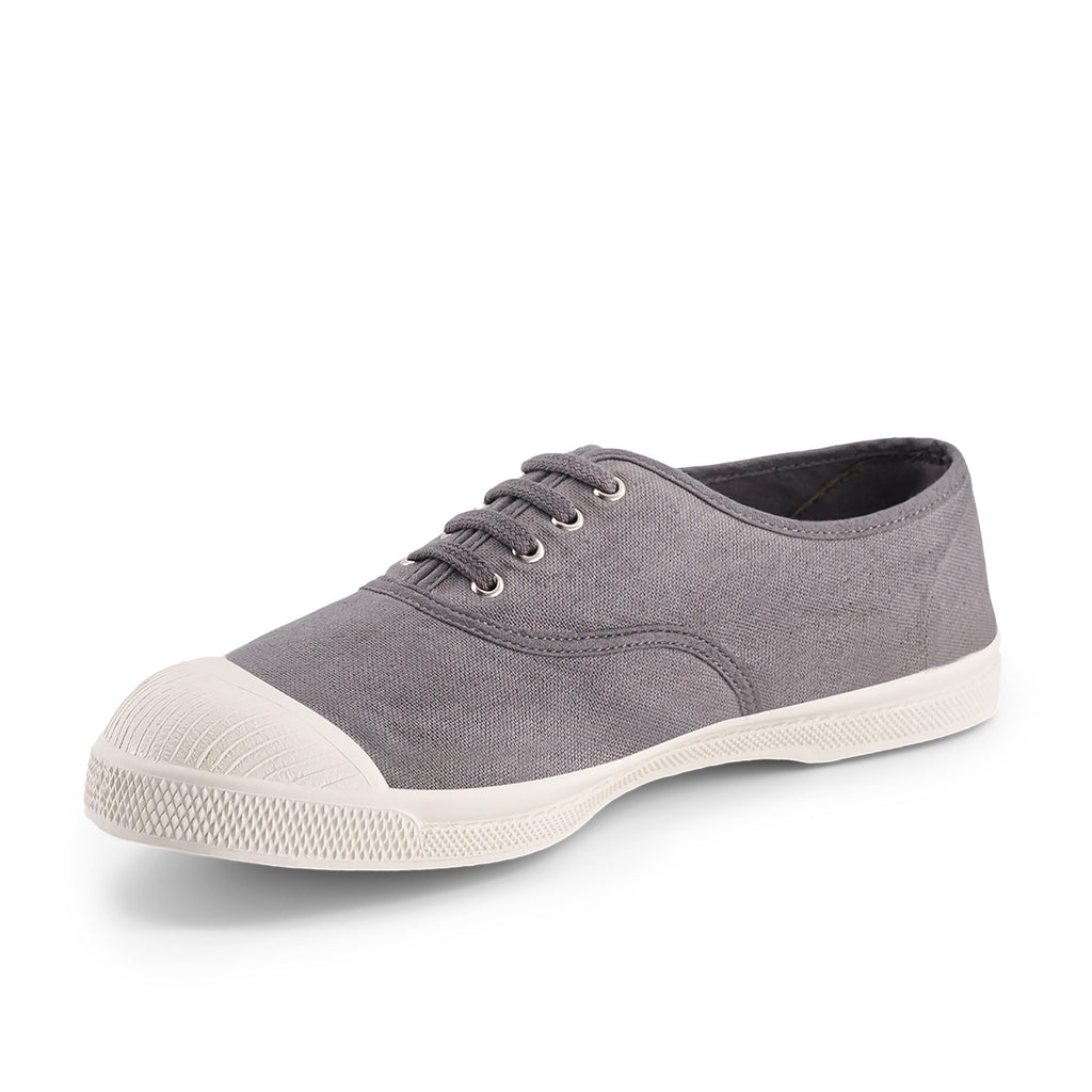 Zapatilla gris medio con cordón 15004 Bensimon - 15004-112-3.jpg