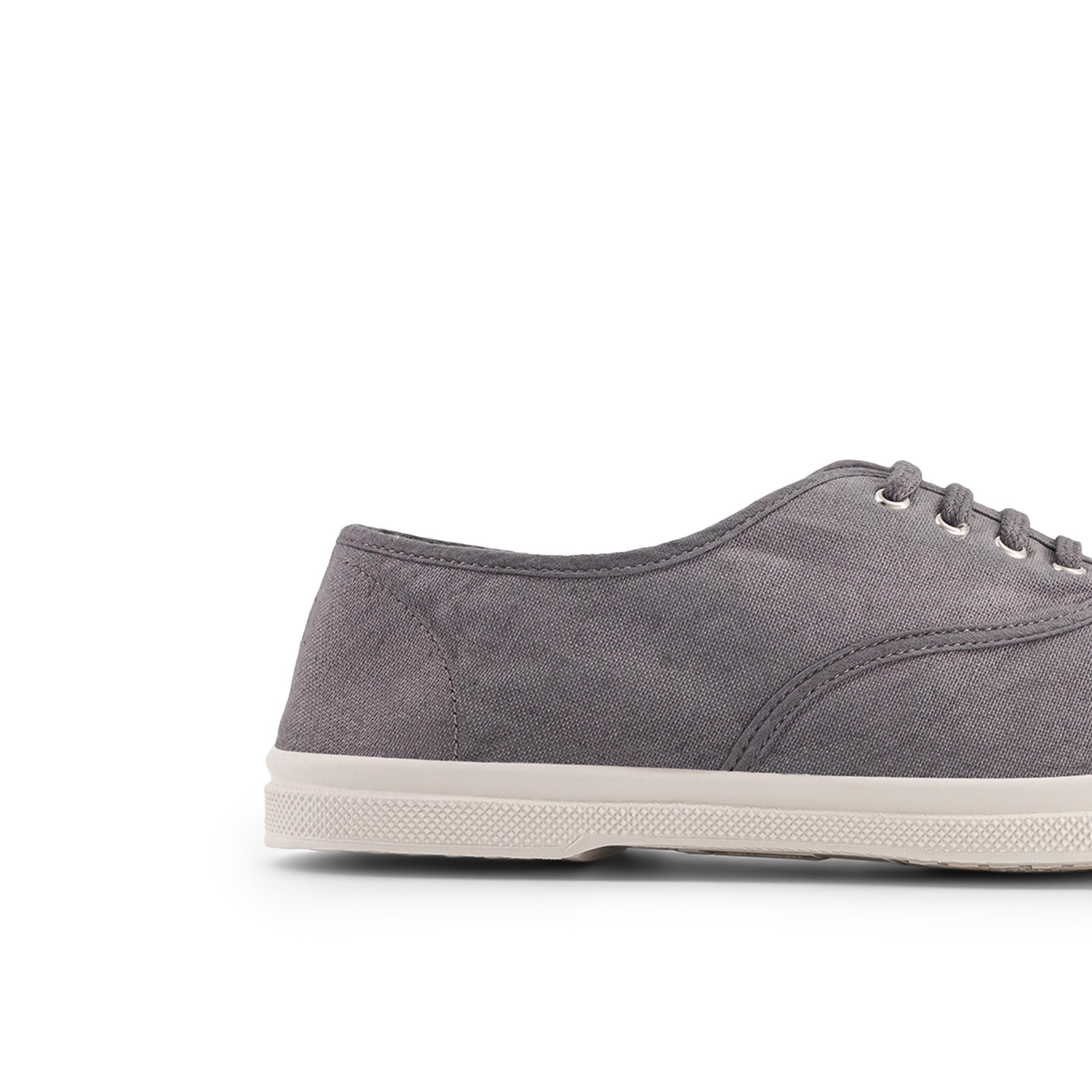 Zapatilla gris medio con cordón 15004 Bensimon - 15004-112-5.jpg