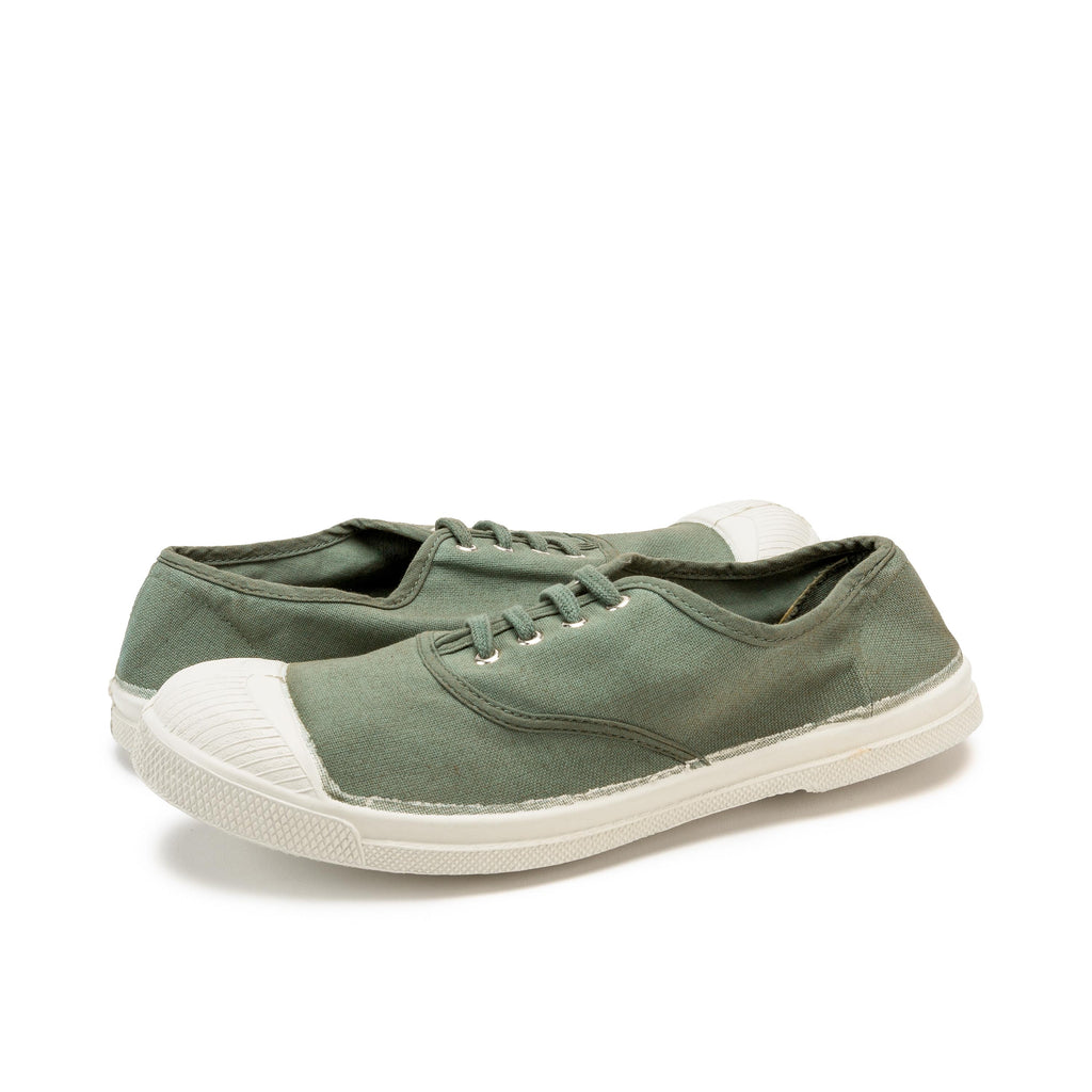 Zapatilla casual verde con cordón 15004 de Bensimon - 15004-14-2.jpg