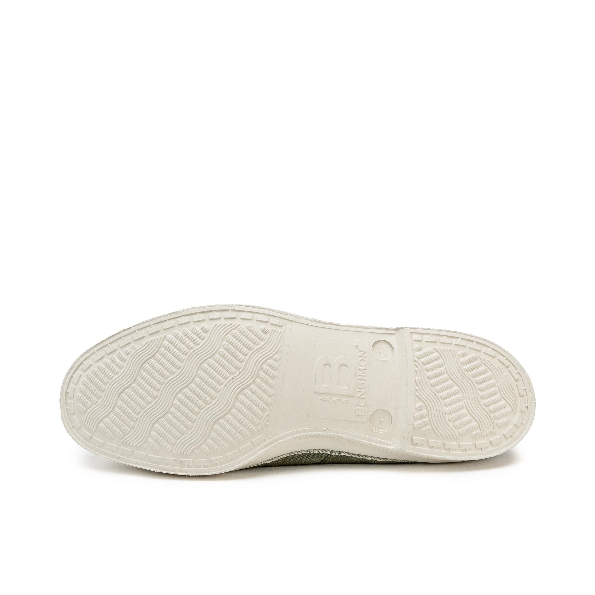 Zapatilla casual verde con cordón 15004 de Bensimon - 15004-14-4.jpg