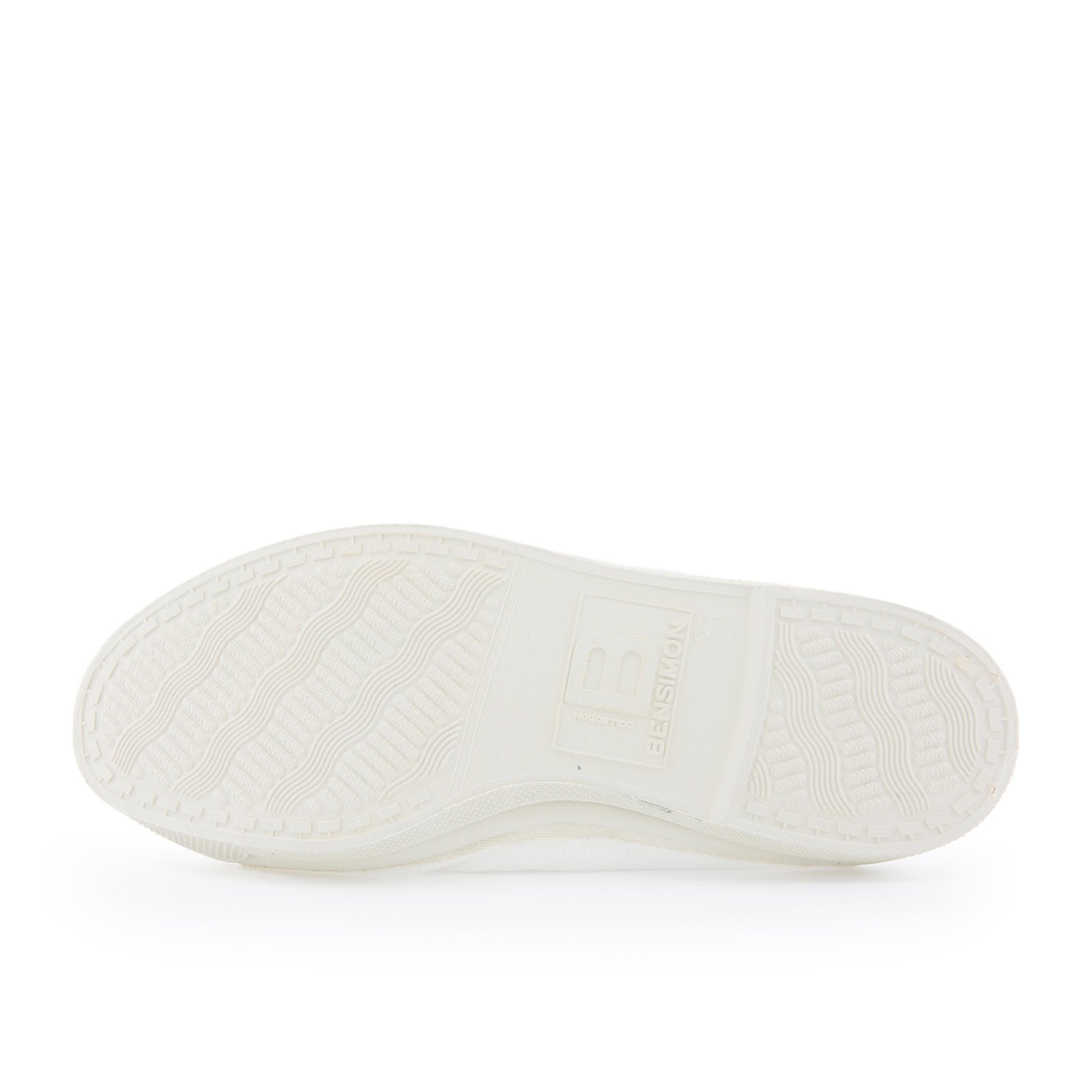 Zapatilla casual blanco con cordón 15004 de Bensimon - 15004-30-4.jpg