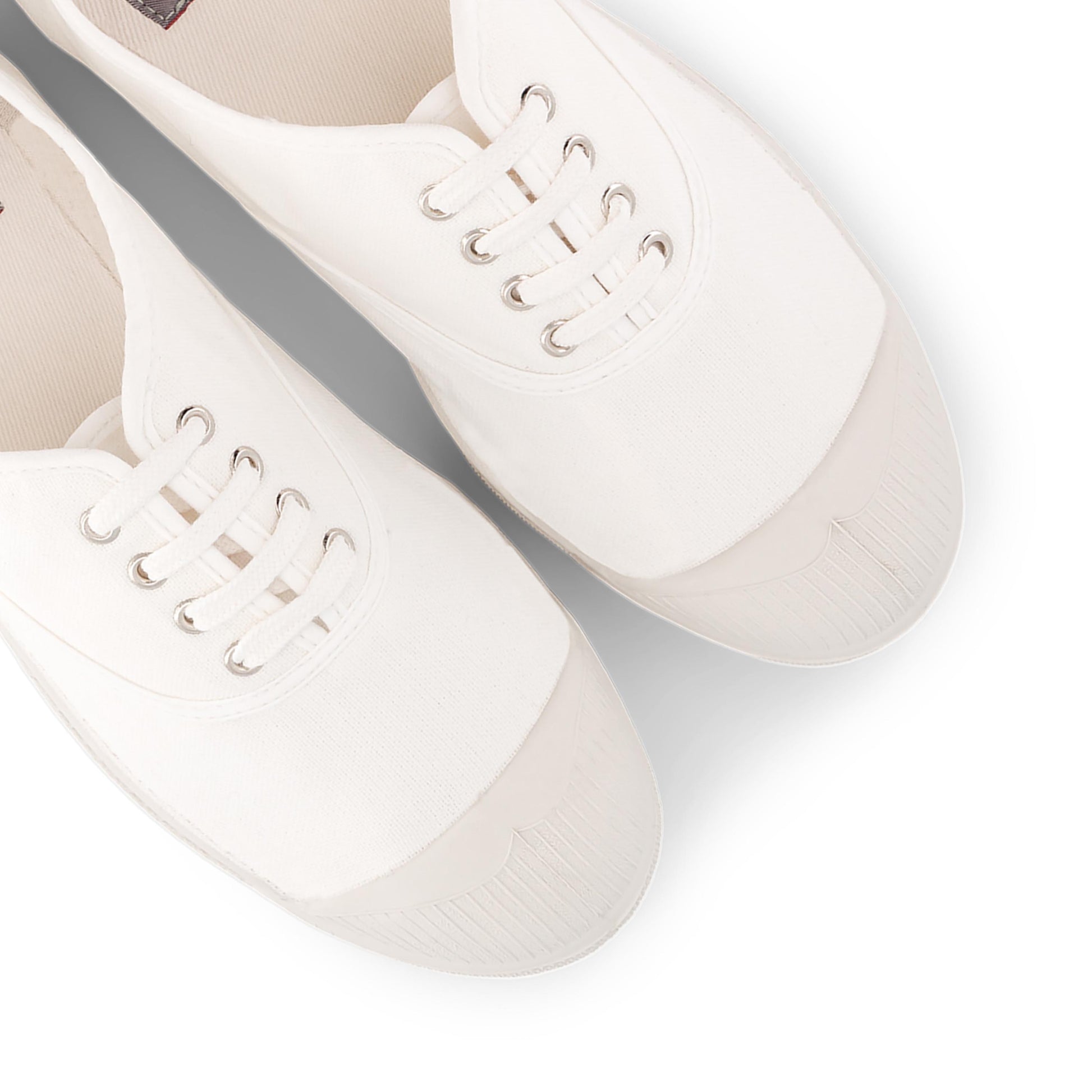 Zapatilla casual blanco con cordón 15004 de Bensimon - 15004-30-6.jpg