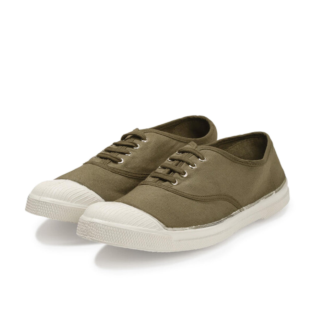 Zapatilla casual kaki con cordón 15004 de Bensimon - 15004-33-2.jpg