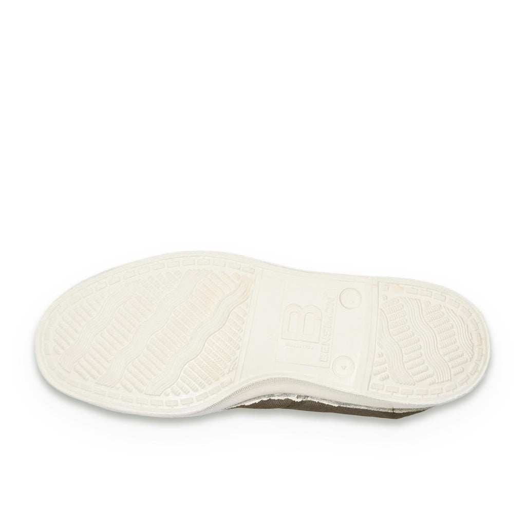 Zapatilla casual kaki con cordón 15004 de Bensimon - 15004-33-4.jpg