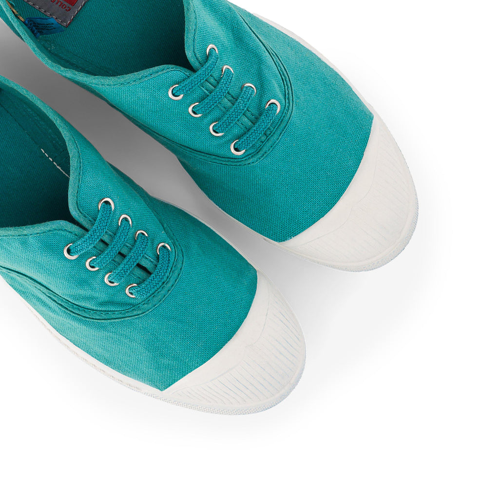 Zapatilla turquesa con cordón 15004 de Bensimon - 15004-58-6.jpg