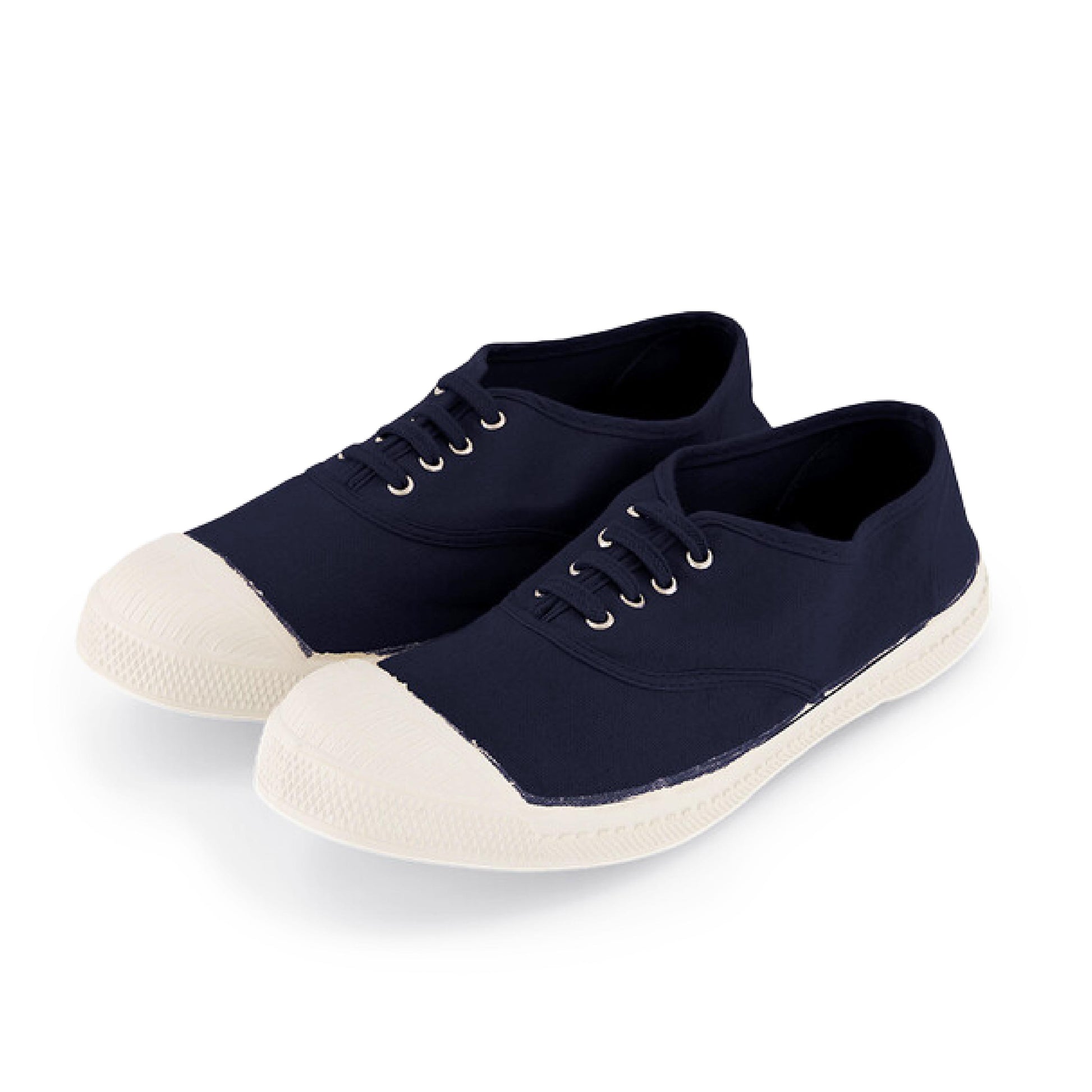 Zapatilla casual azul con cordón 15004 de Bensimon - 15004-7-3.jpg