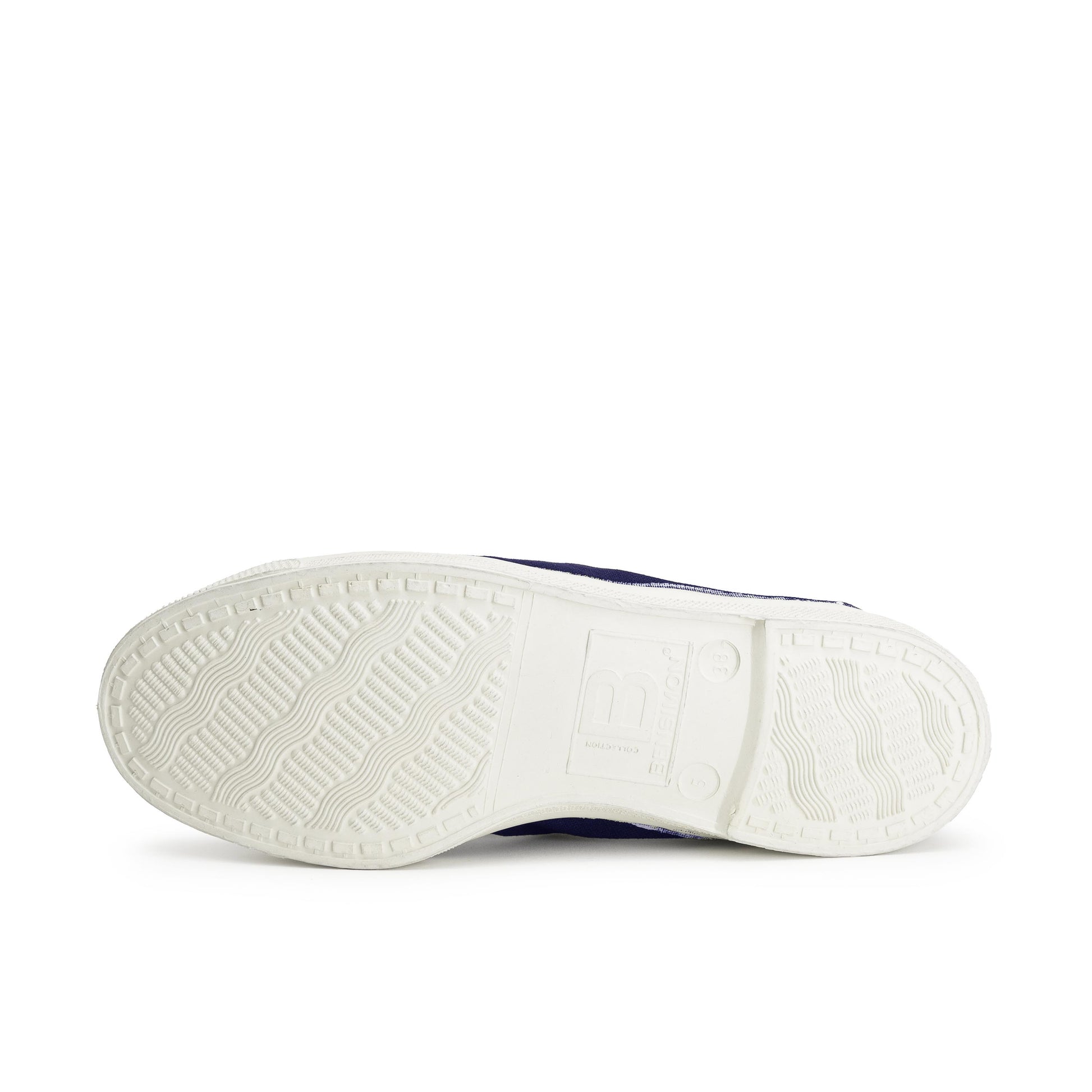Zapatilla casual azul con cordón 15004 de Bensimon - 15004-7-4.jpg