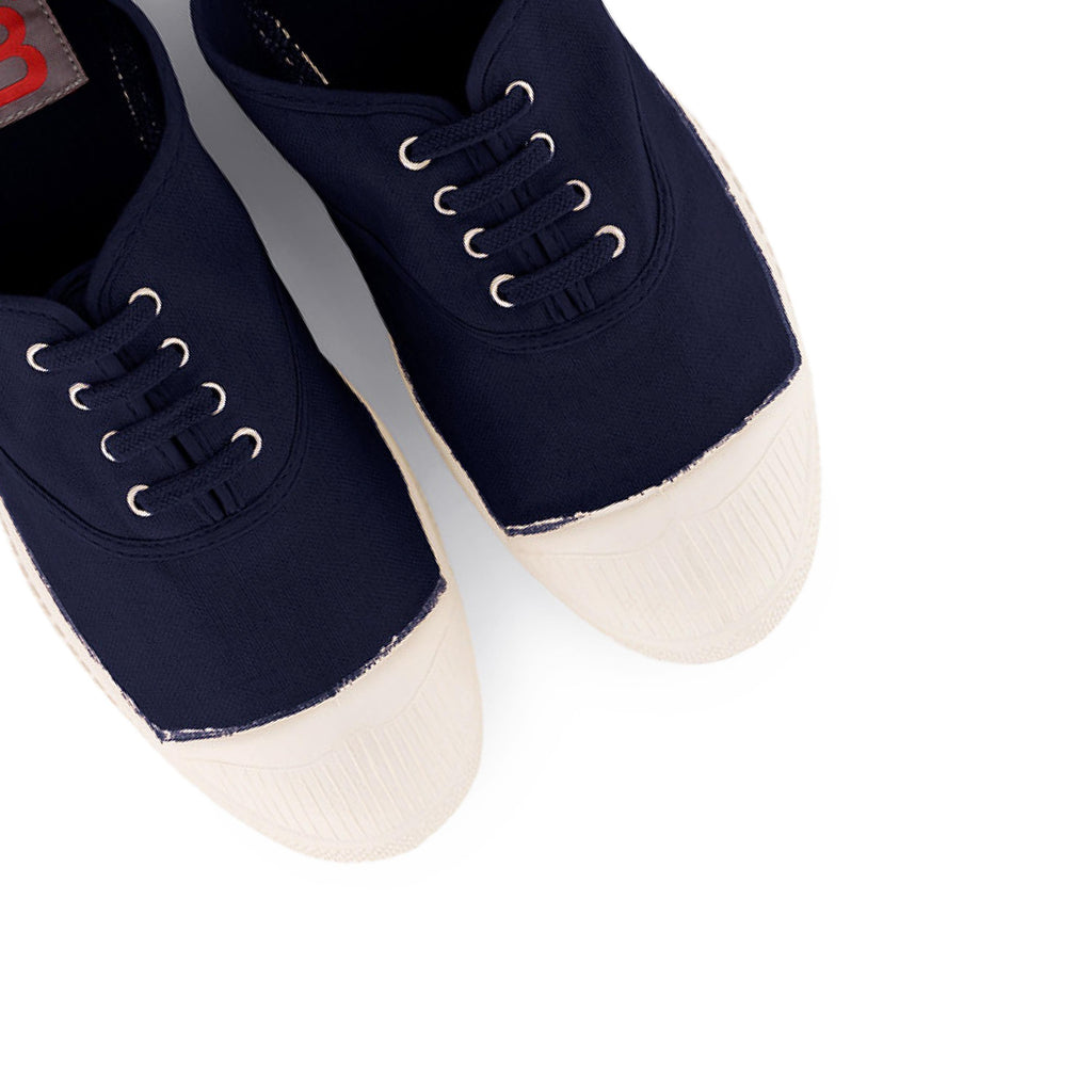 Zapatilla casual azul con cordón 15004 de Bensimon - 15004-7-6.jpg