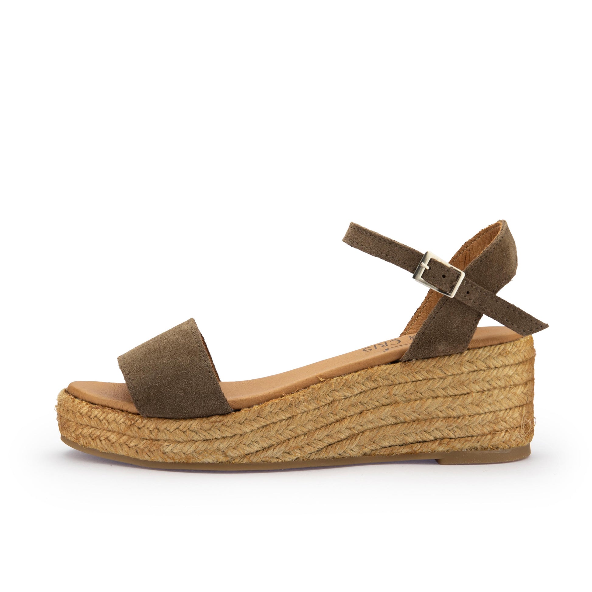 Alpargata de cuña abierta lodo con hebilla 151P5 Pepa&Cris - 151P5-231-1.jpg